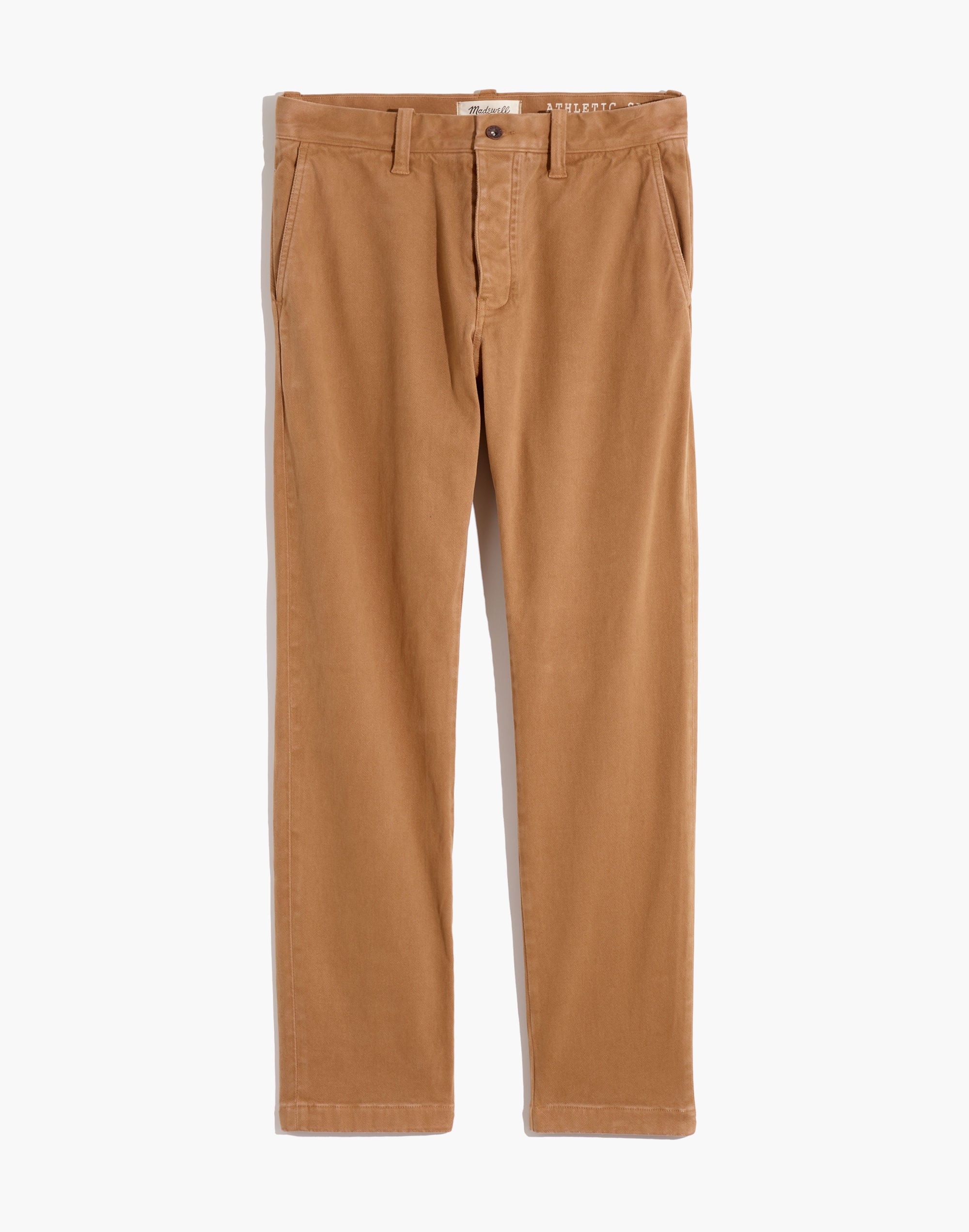 Athletic Slim Brushed Chino Pants