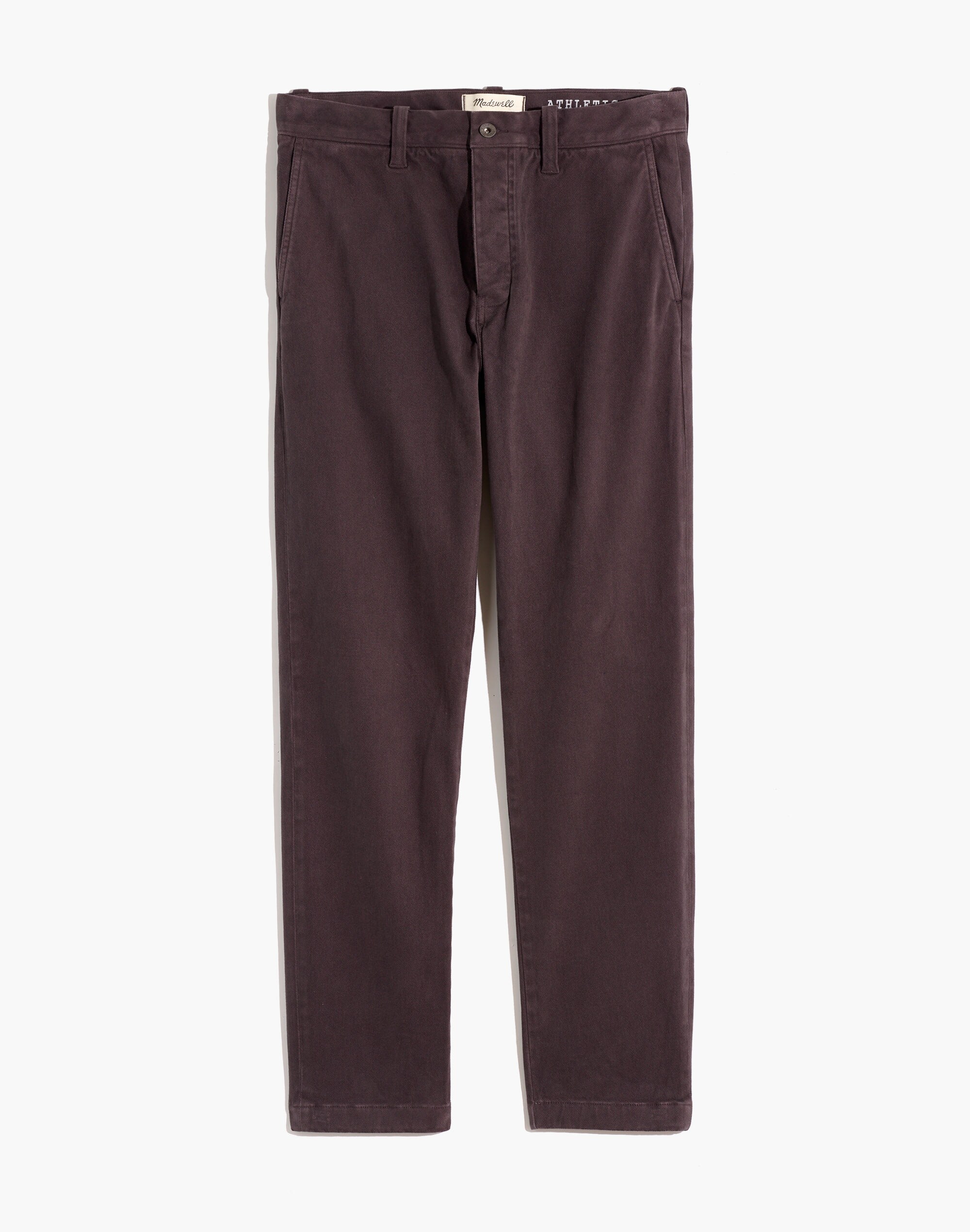 Athletic Slim Brushed Chino Pants