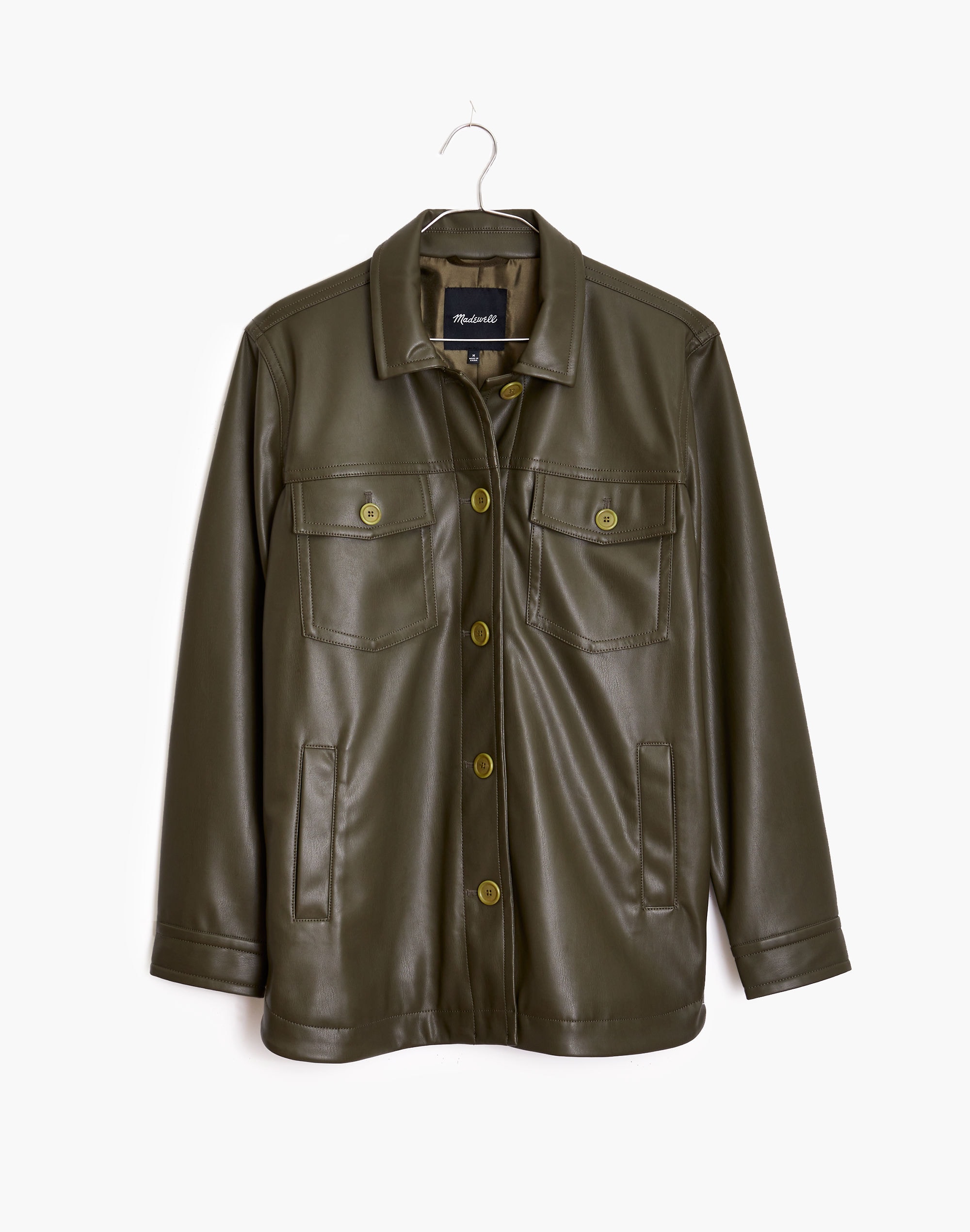 Vegan Leather Chore Jacket