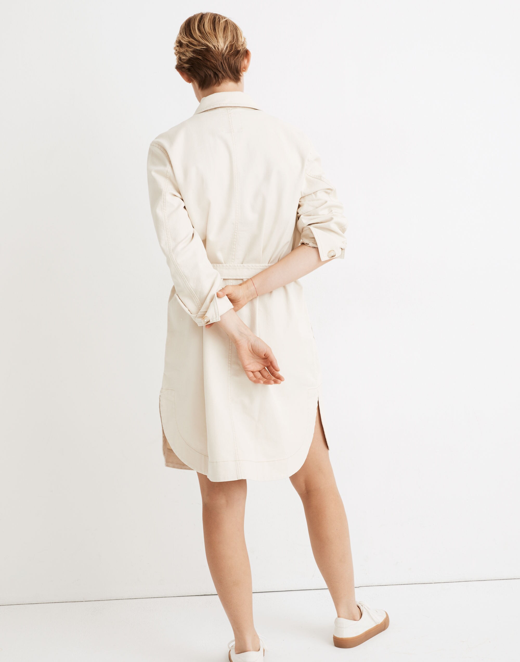 Long Belted Chore Coat