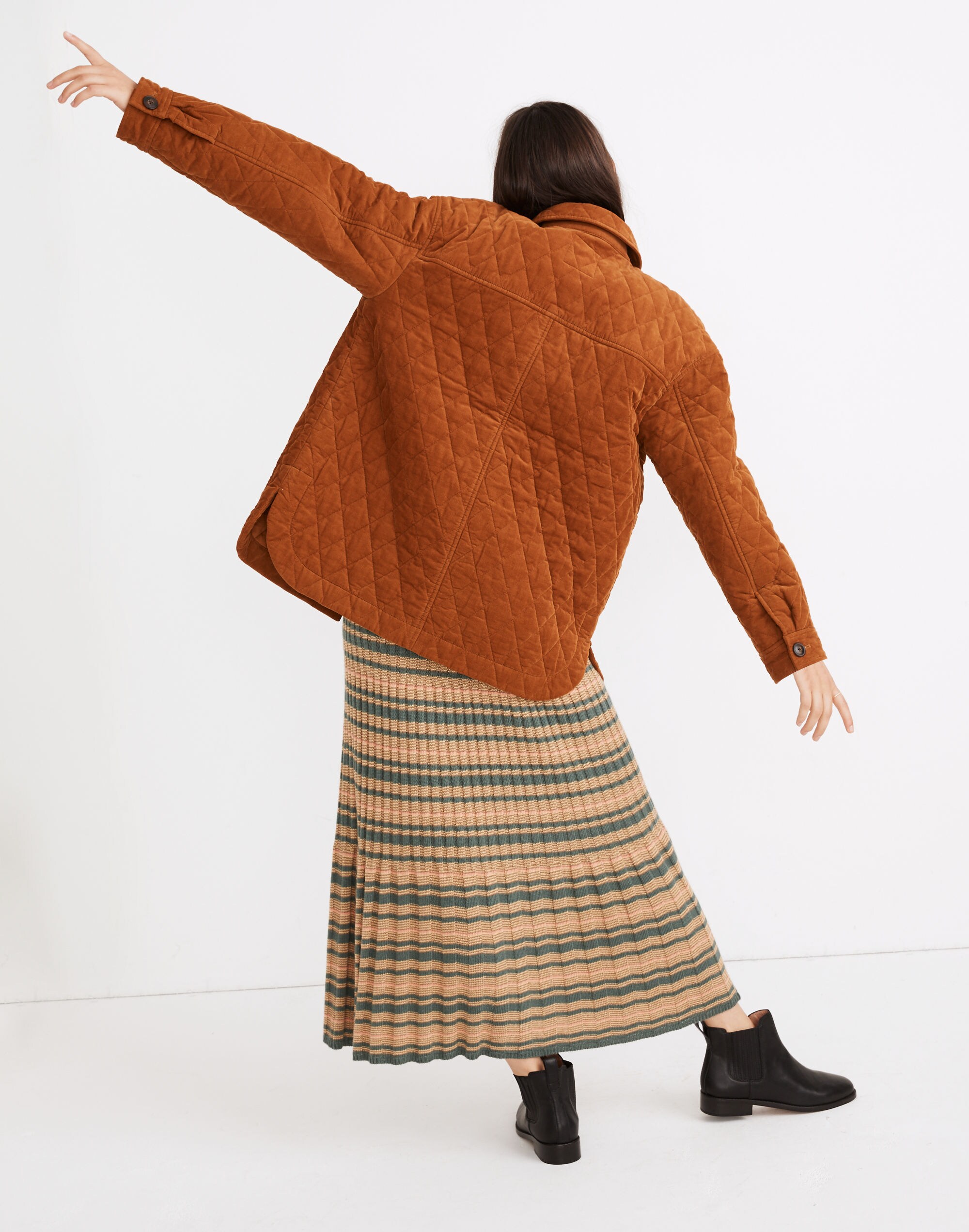 Quilted Corduroy Walton Shirt-Jacket