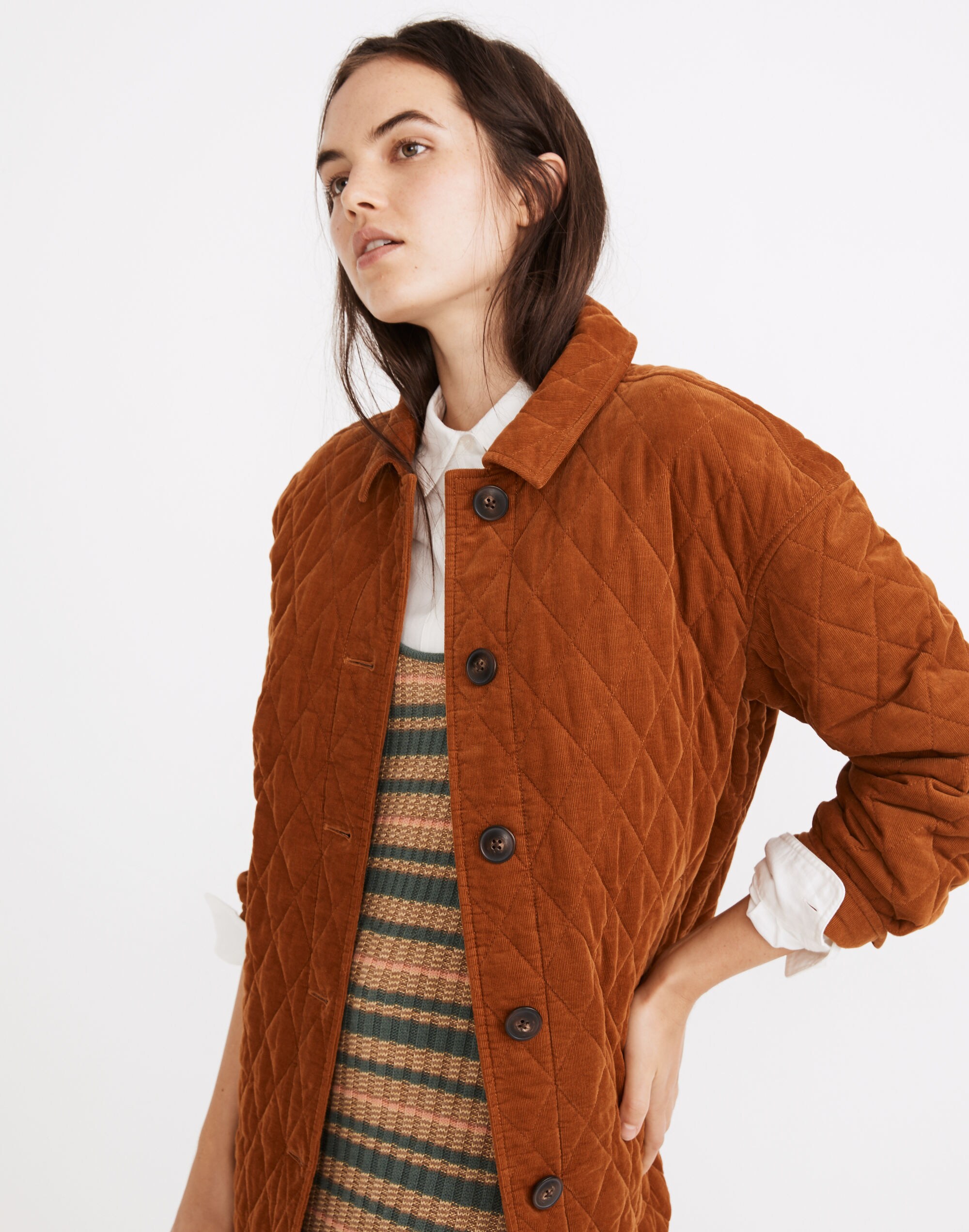 Quilted Corduroy Walton Shirt-Jacket