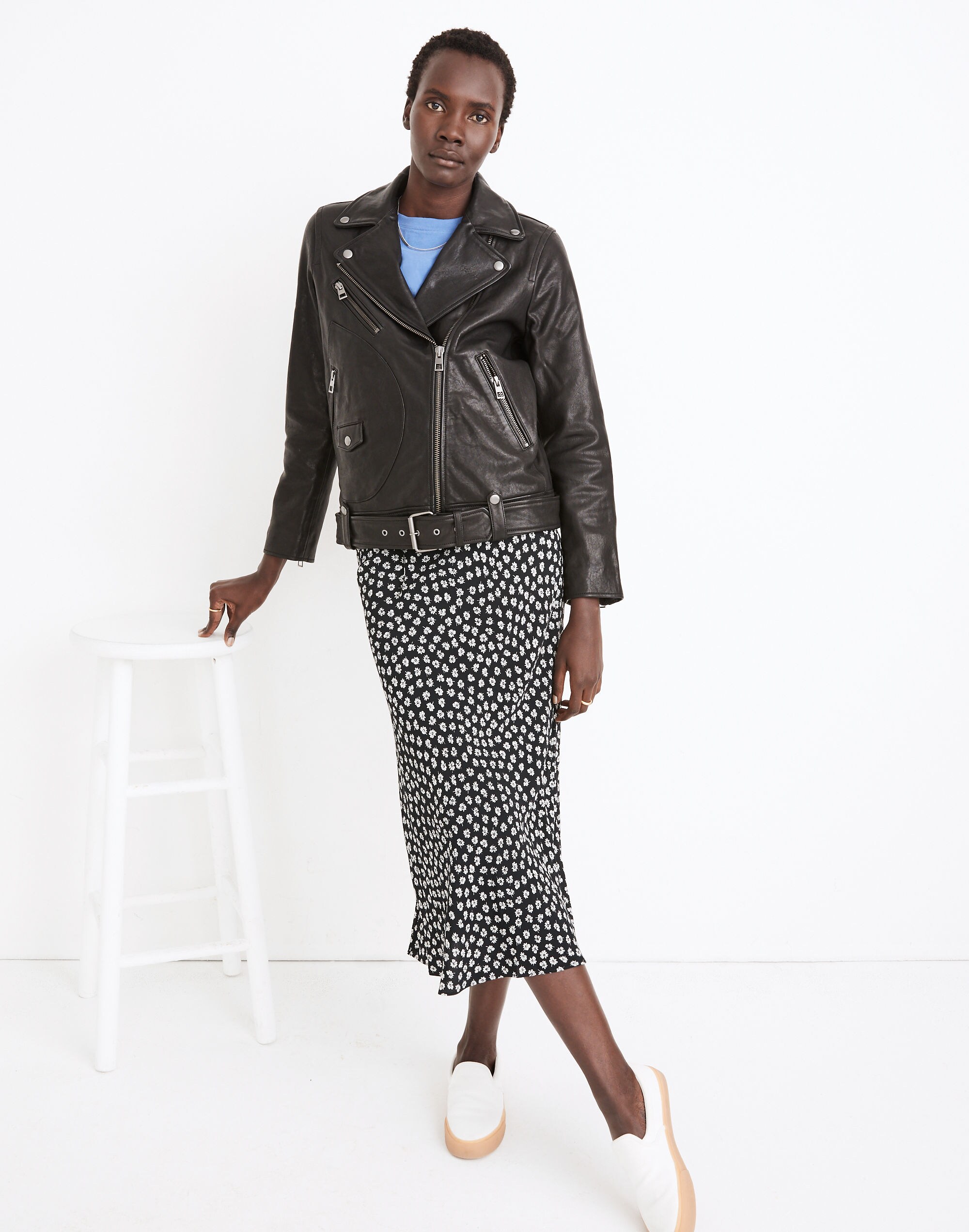 Oversized Leather Jacket