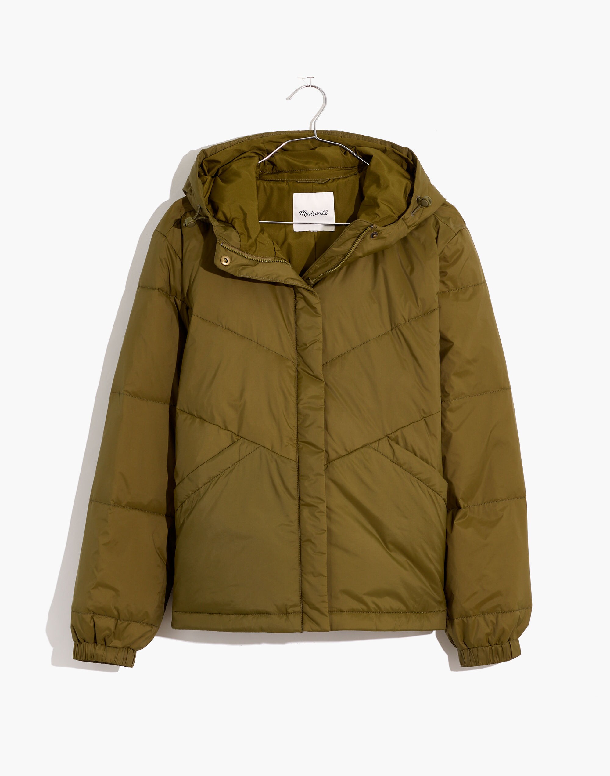 Chevron Packable Puffer Jacket