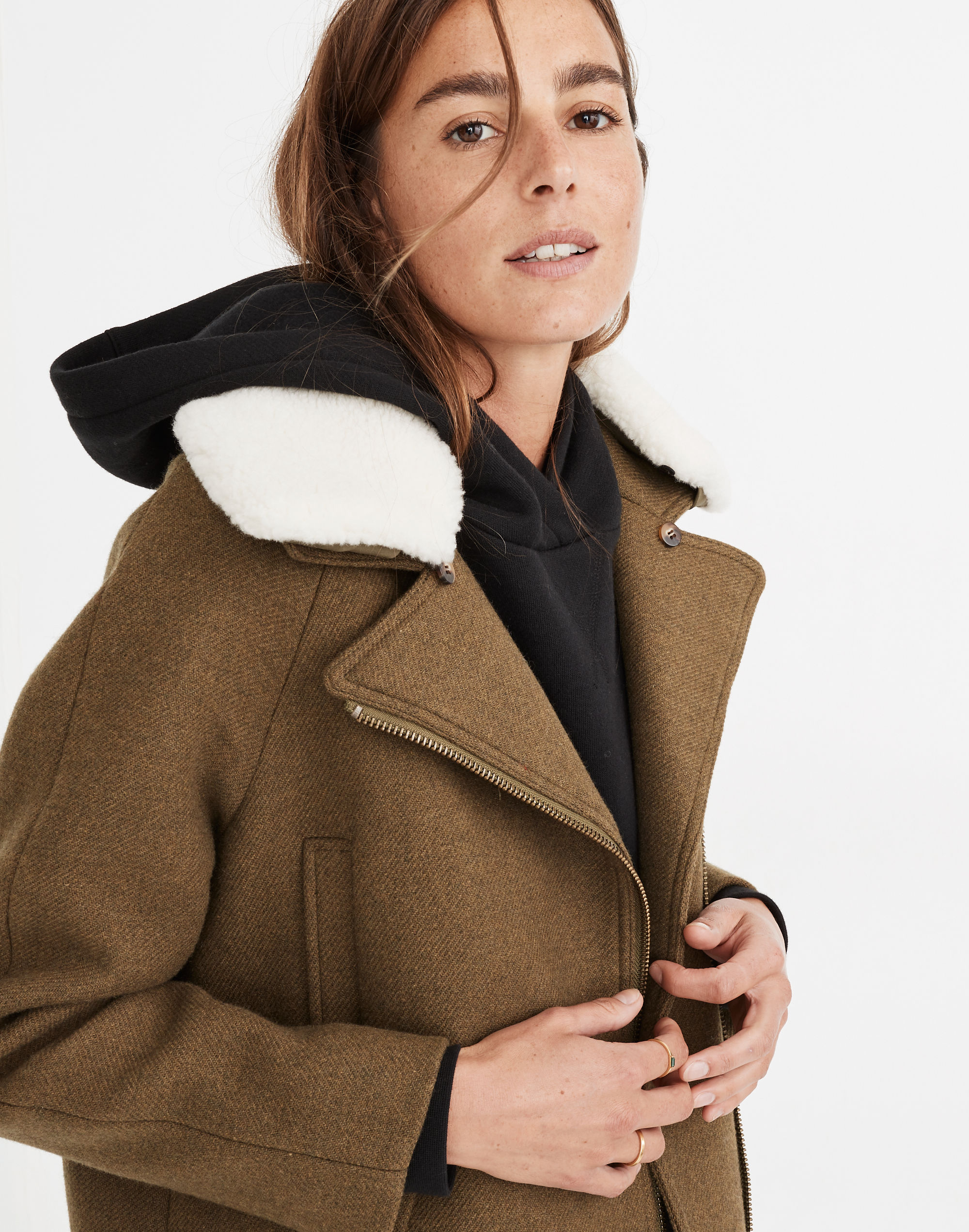 Eldridge Zip Coat in Insuluxe Fabric