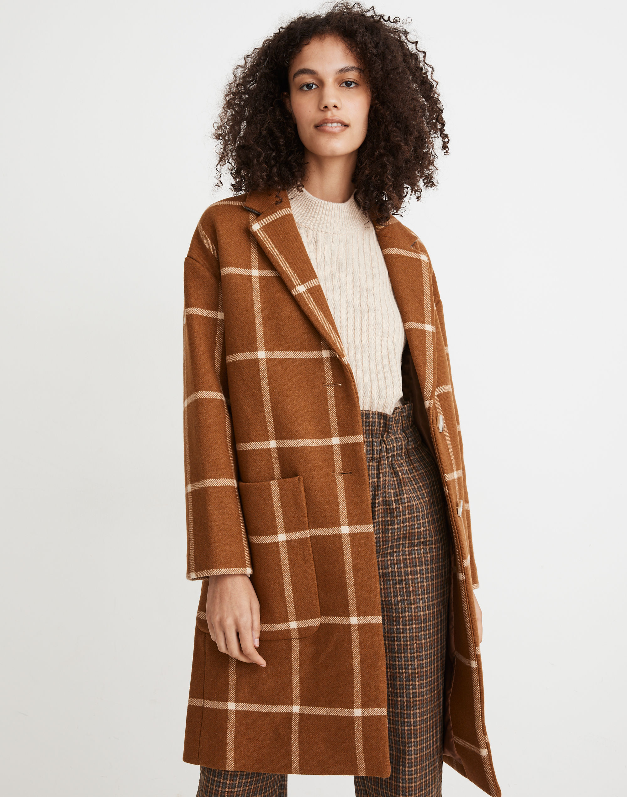 windowpane elmcourt coat in insuluxe fabric