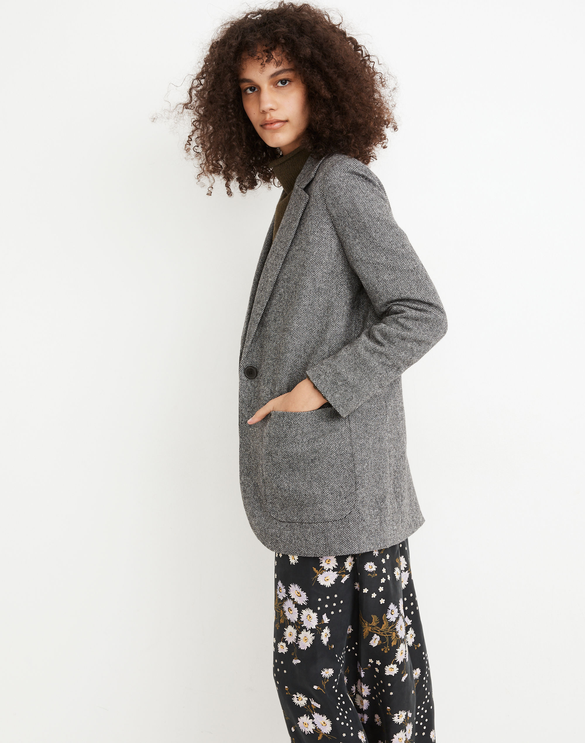 Larsen Blazer in Herringbone