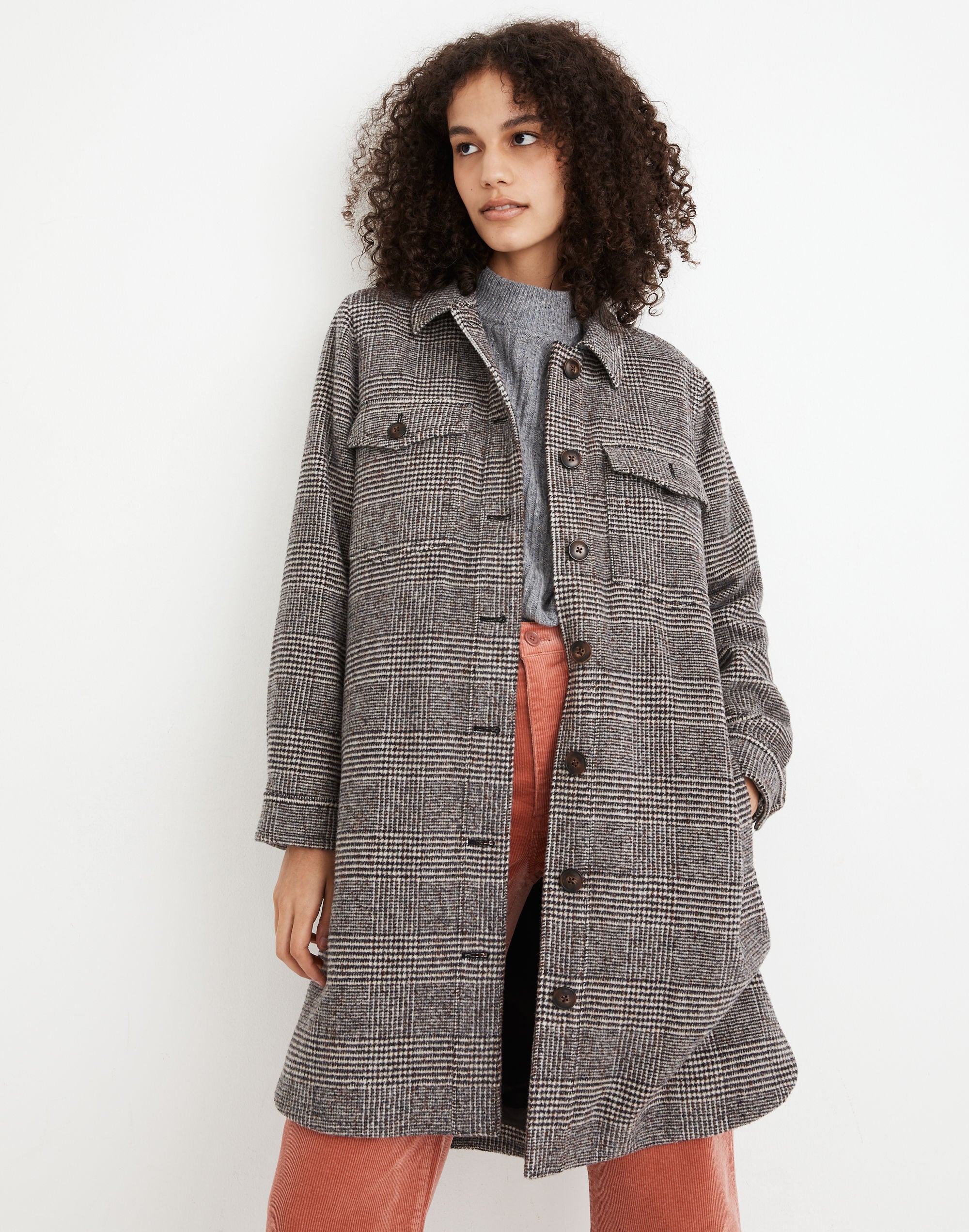 plaid crossbay jacket
