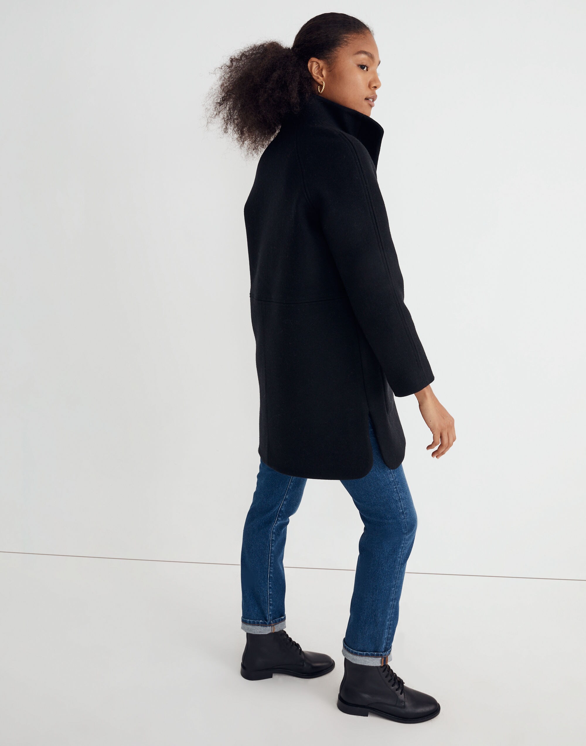 Estate Cocoon Coat in Insuluxe Fabric