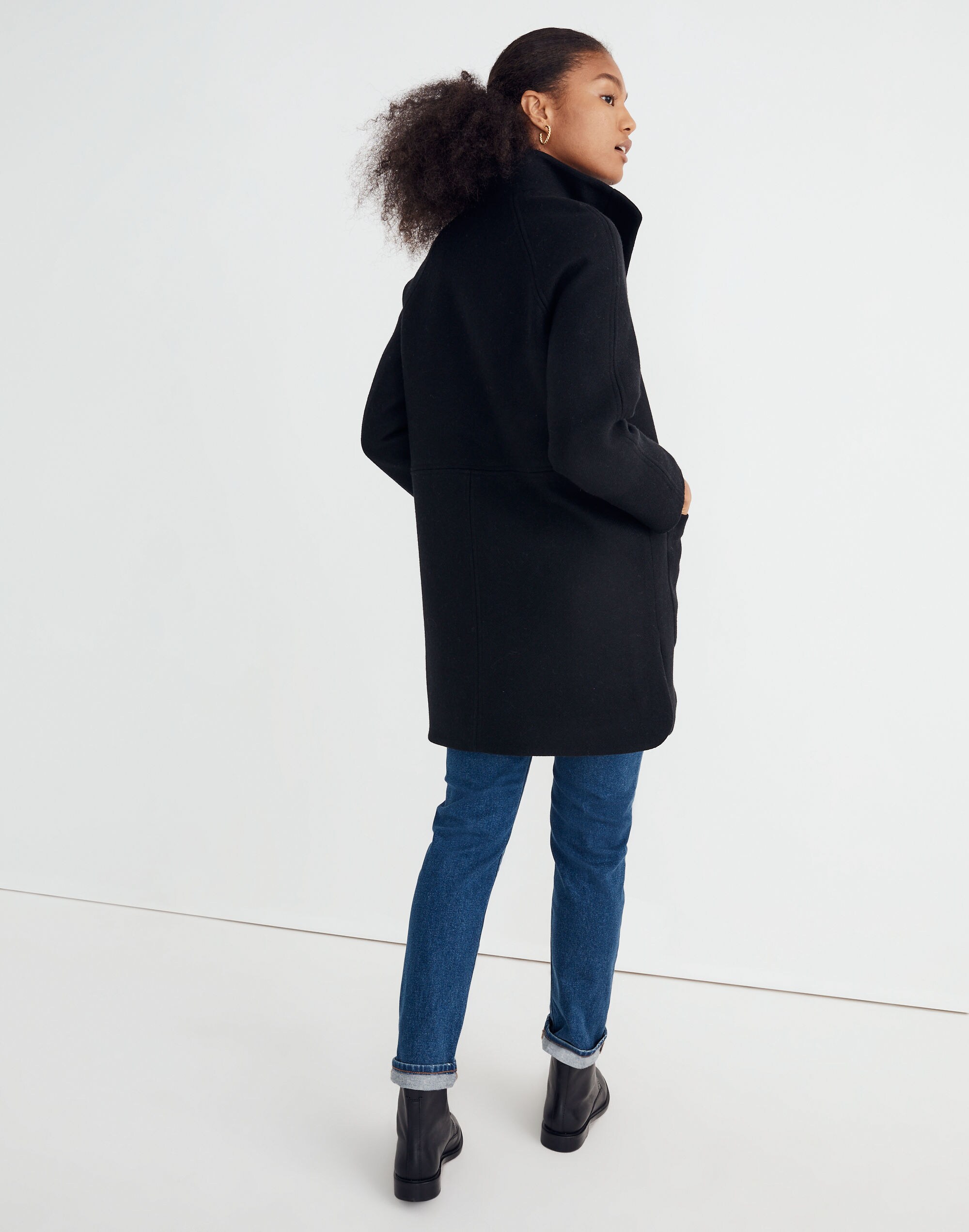 Estate Cocoon Coat in Insuluxe Fabric