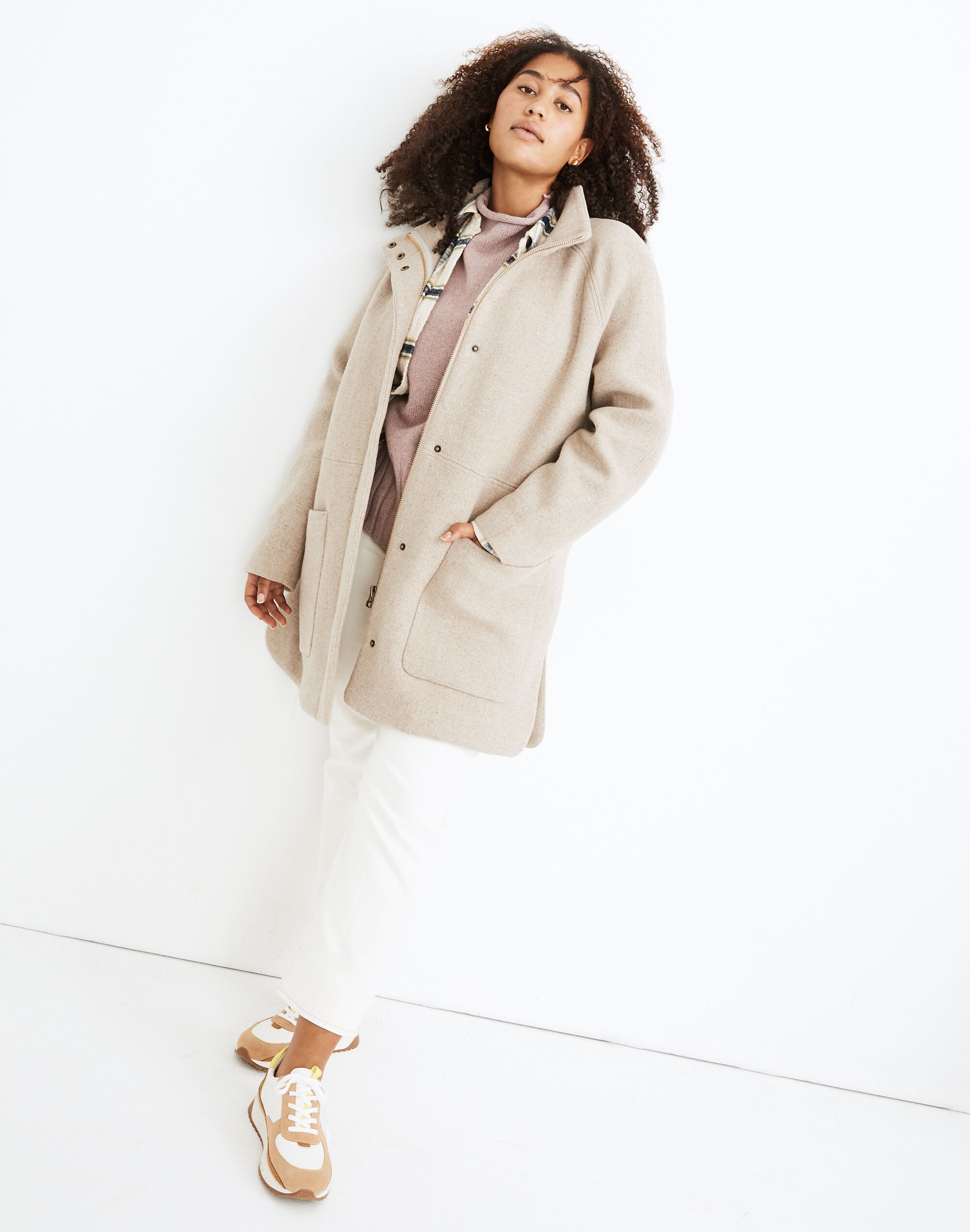 Petite Estate Cocoon Coat in Insuluxe Fabric