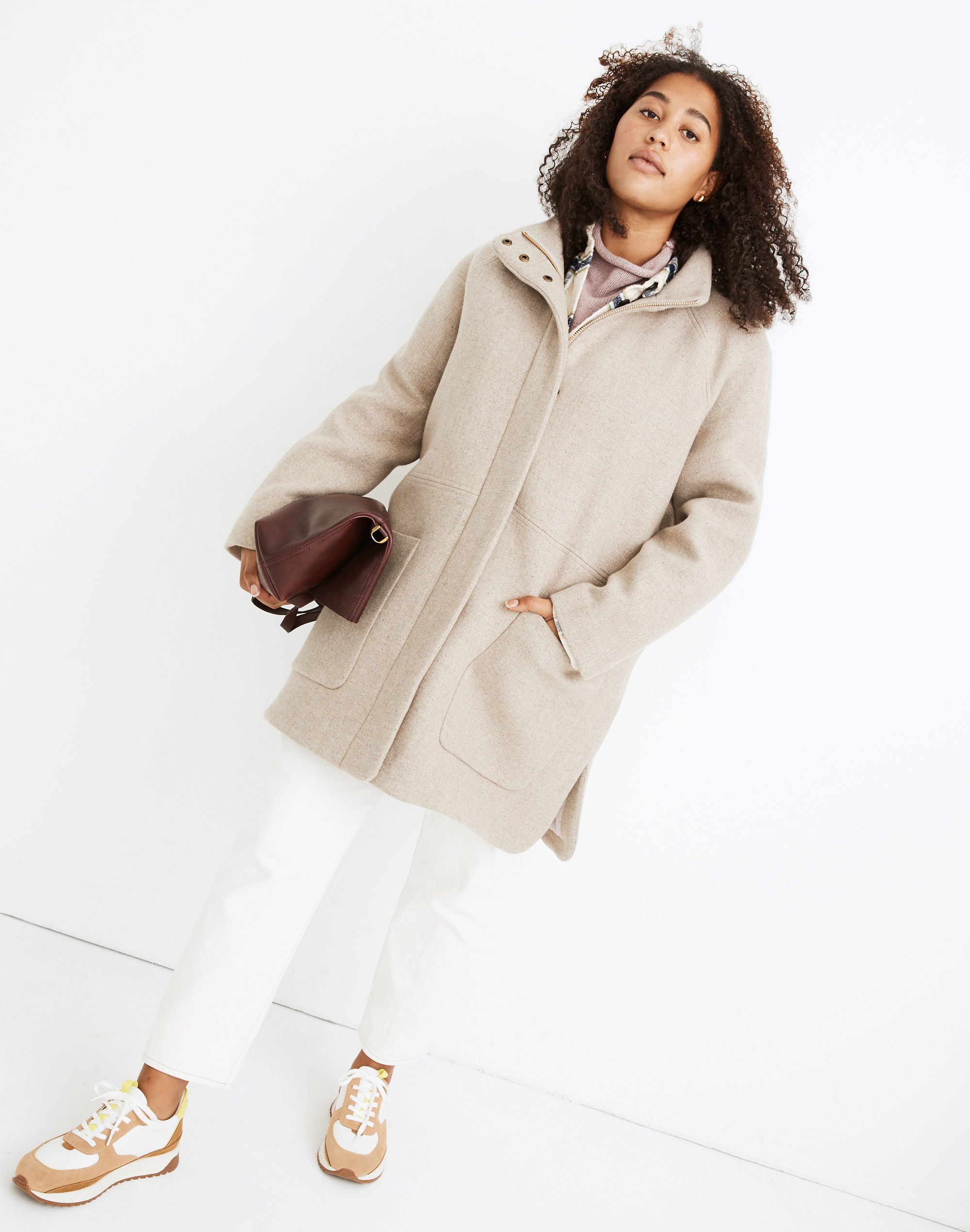 Petite Estate Cocoon Coat in Insuluxe Fabric