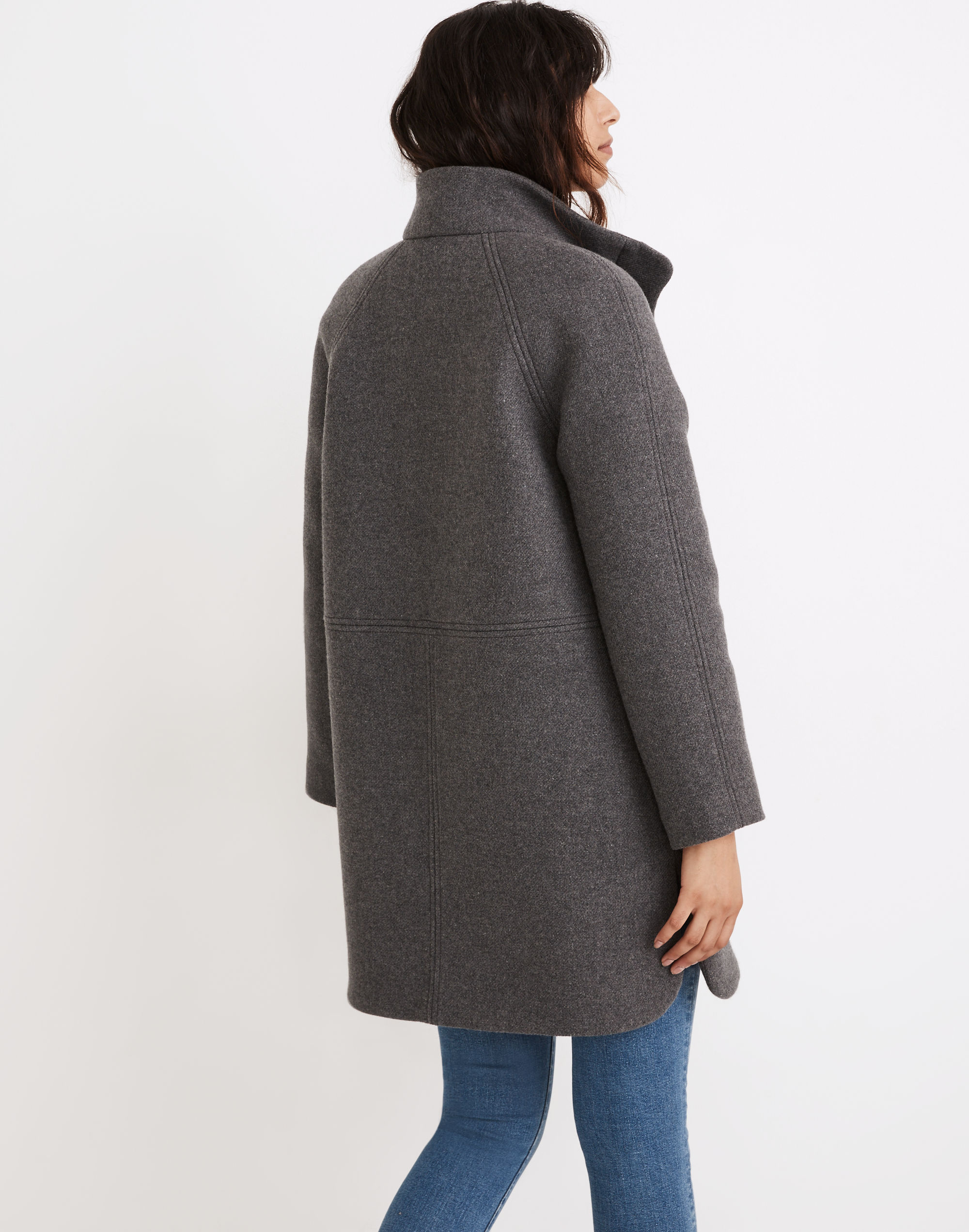 Petite Estate Cocoon Coat in Insuluxe Fabric