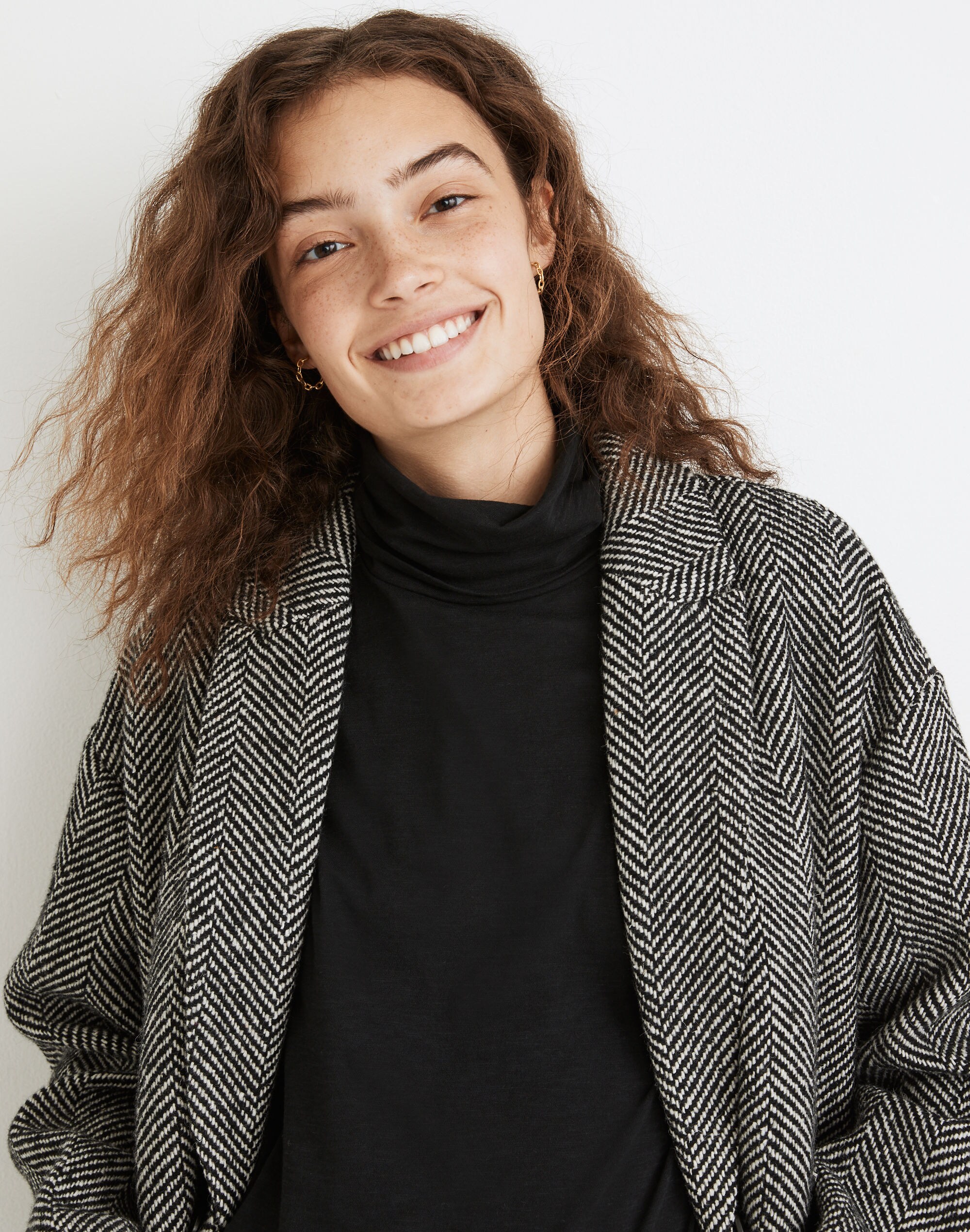 Herringbone Woodhull Coat