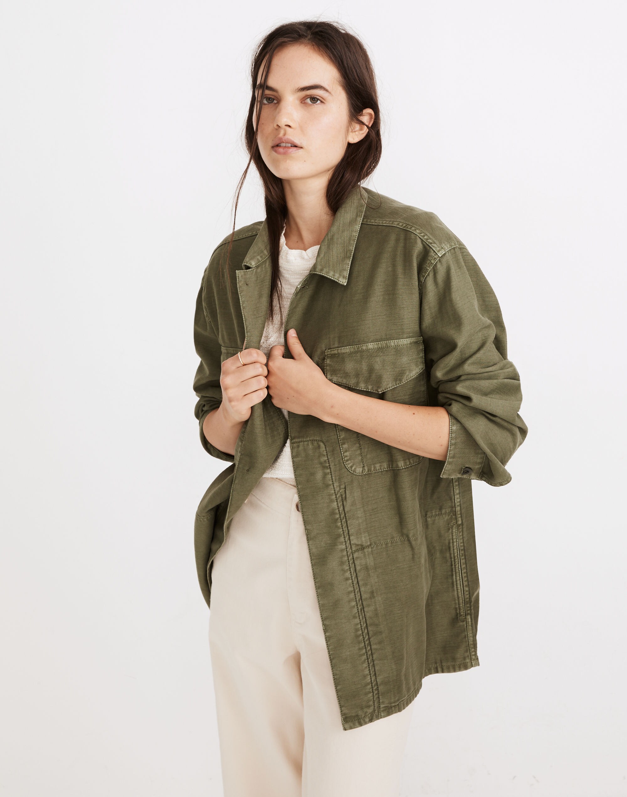 Military Shirt Jacket