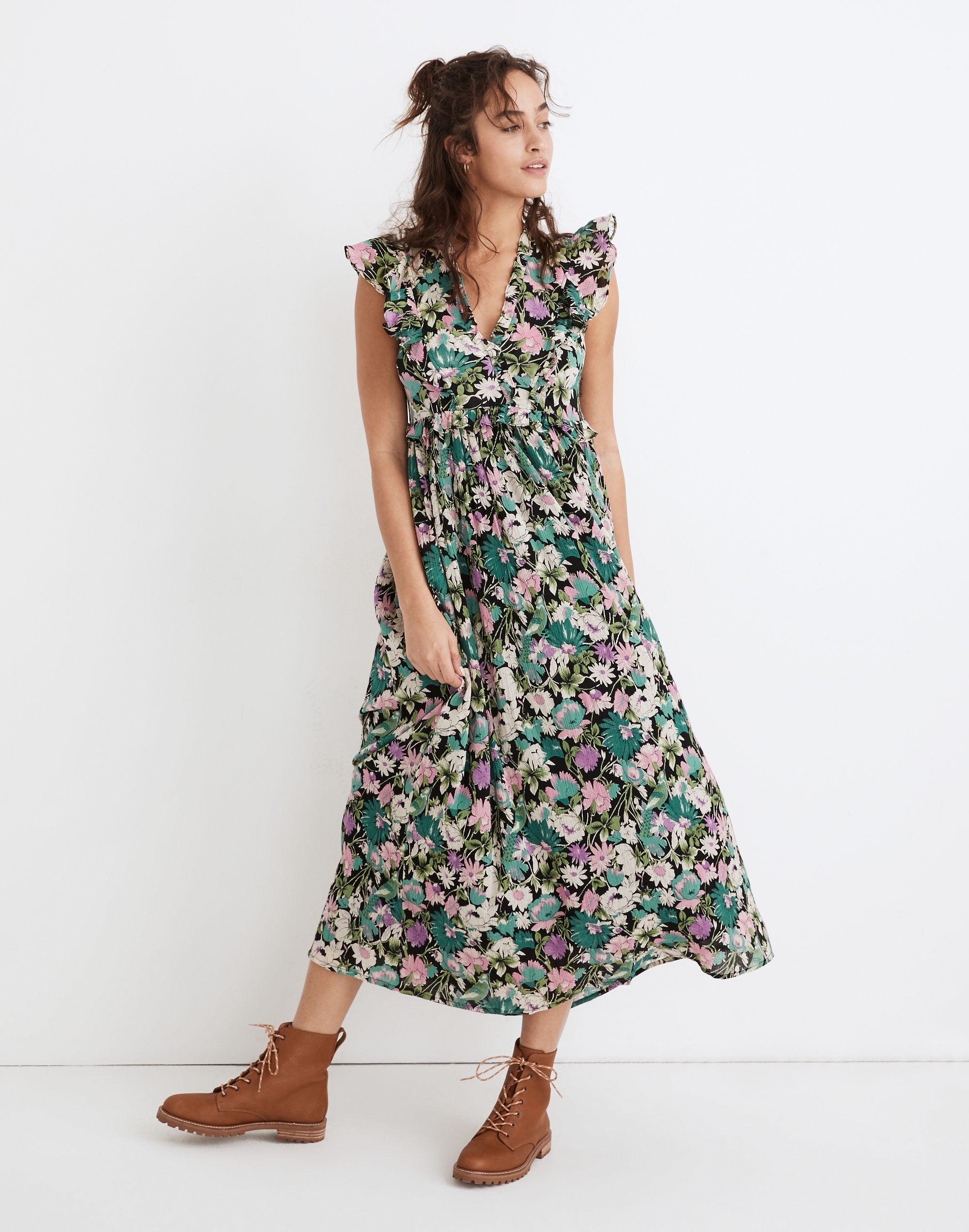 banjanan honey maxi dress in fiesta floral