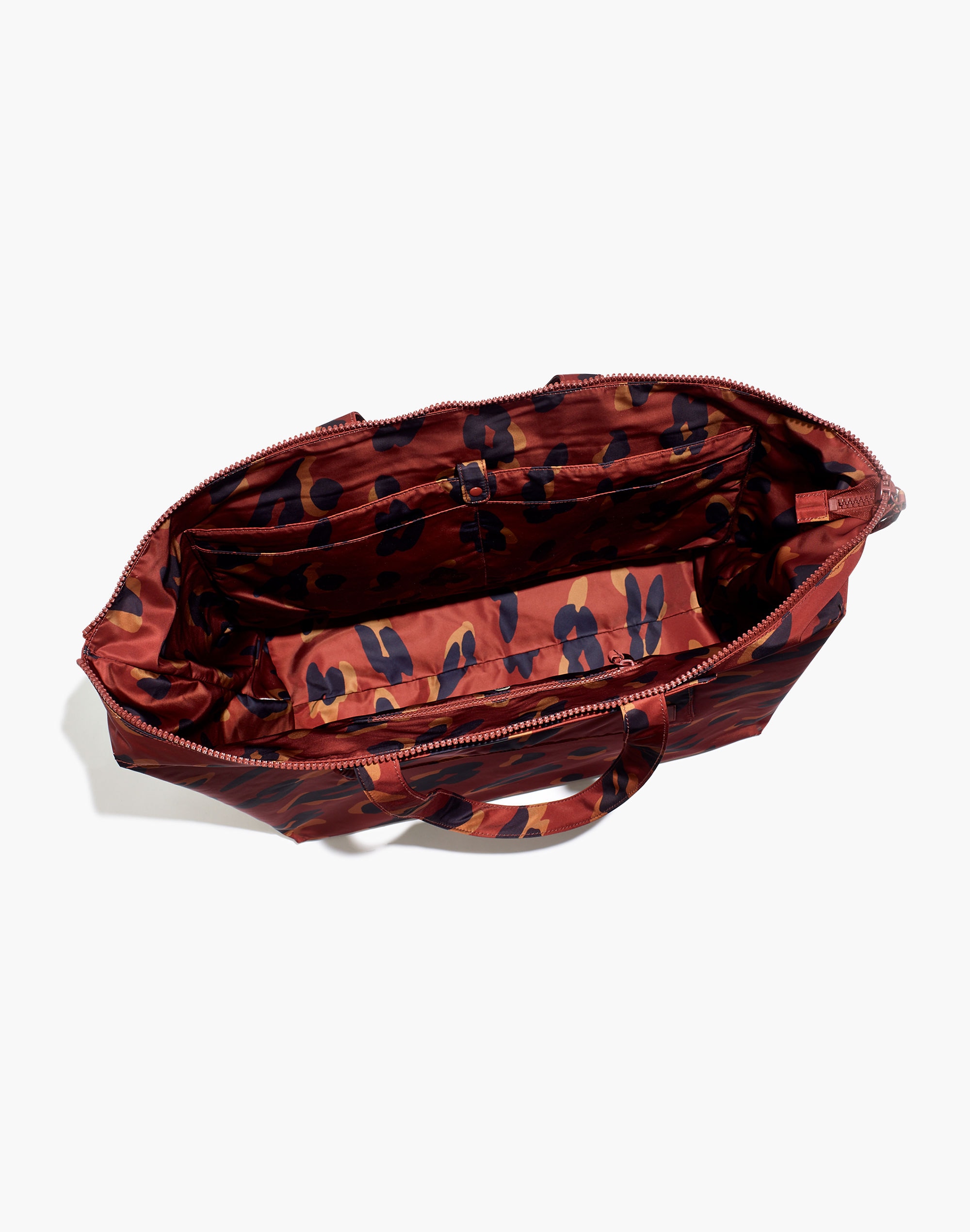 The (Re)sourced Weekender Bag in Painted Leopard