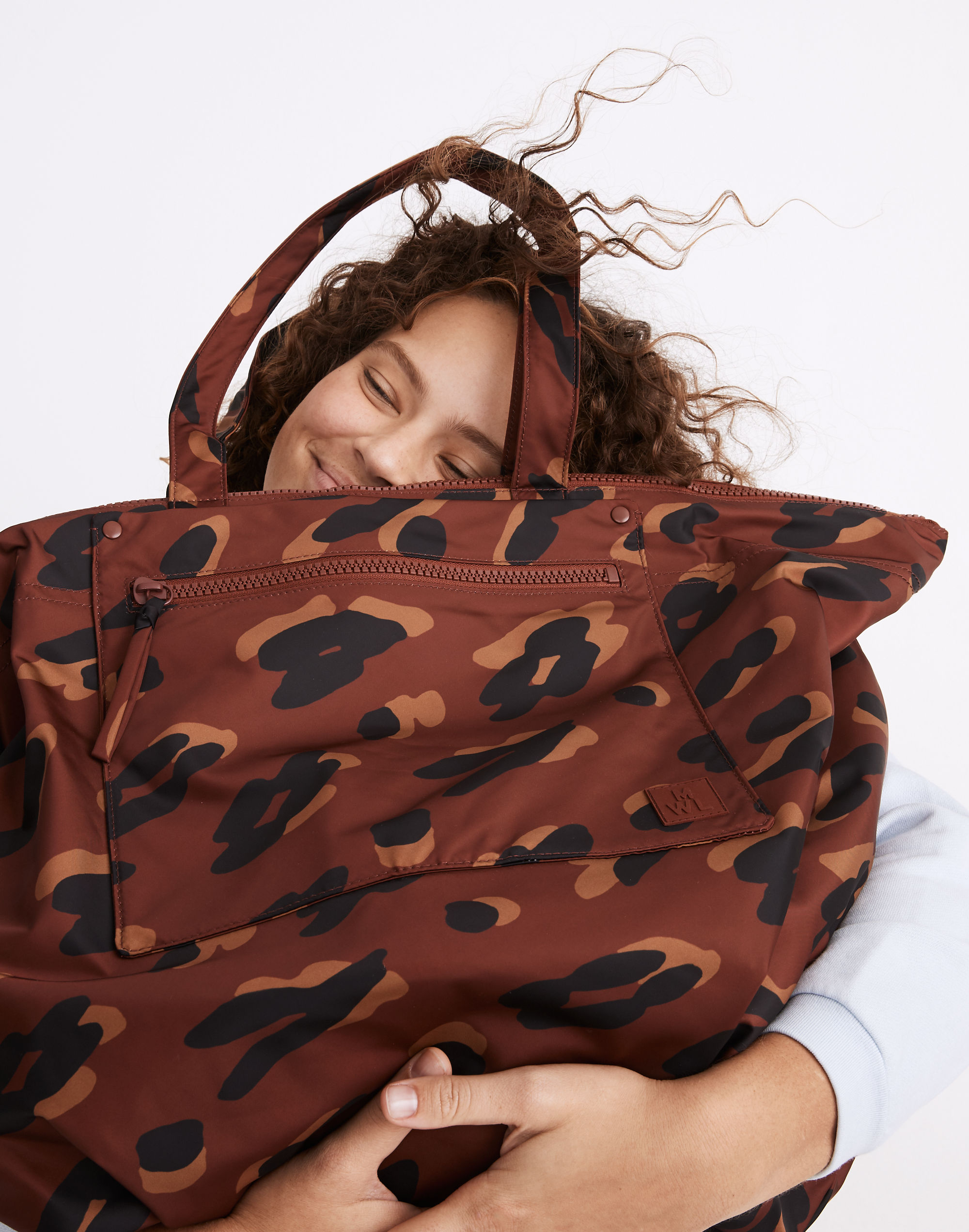 The (Re)sourced Weekender Bag in Painted Leopard