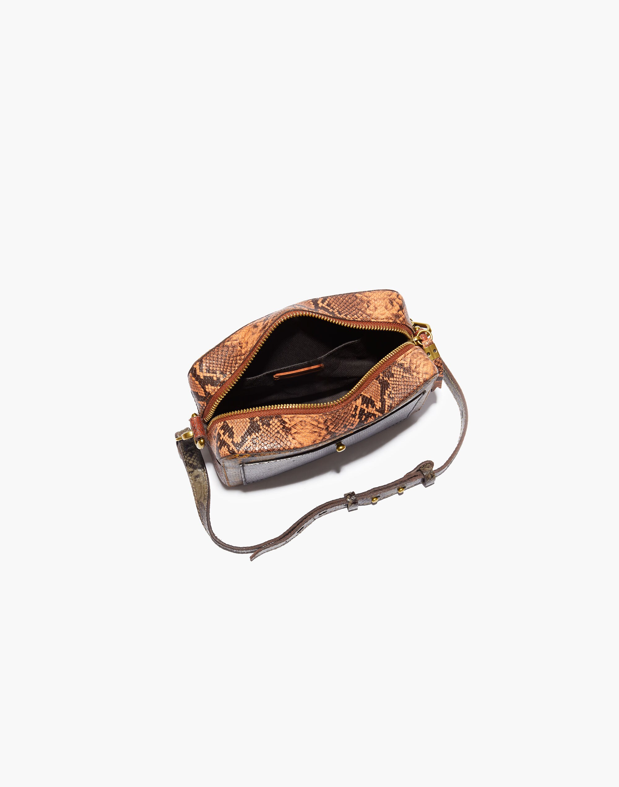 The Transport Camera Bag: Colorblock Snake Embossed Edition