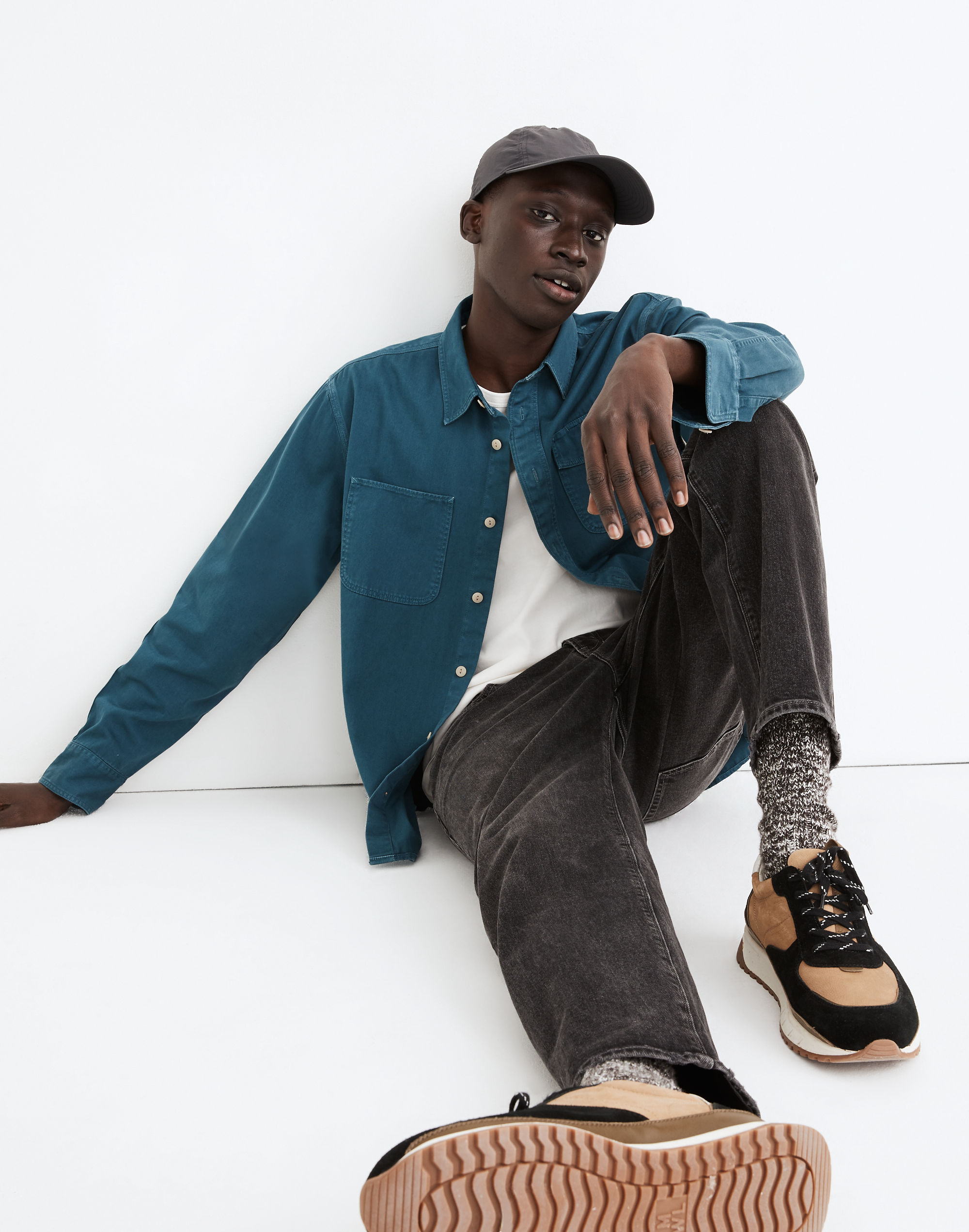 Garment-Dyed Work Shirt