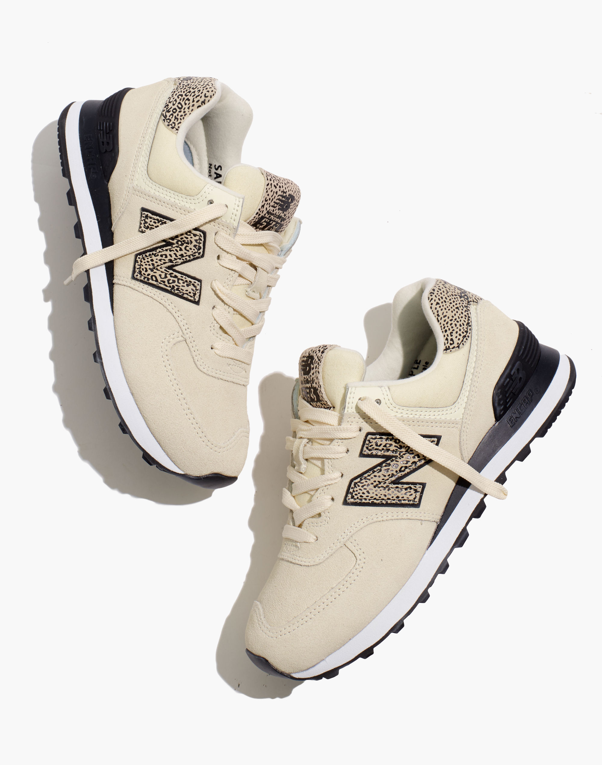 New Balance&reg; 574 Sneakers in Cheetah Leather