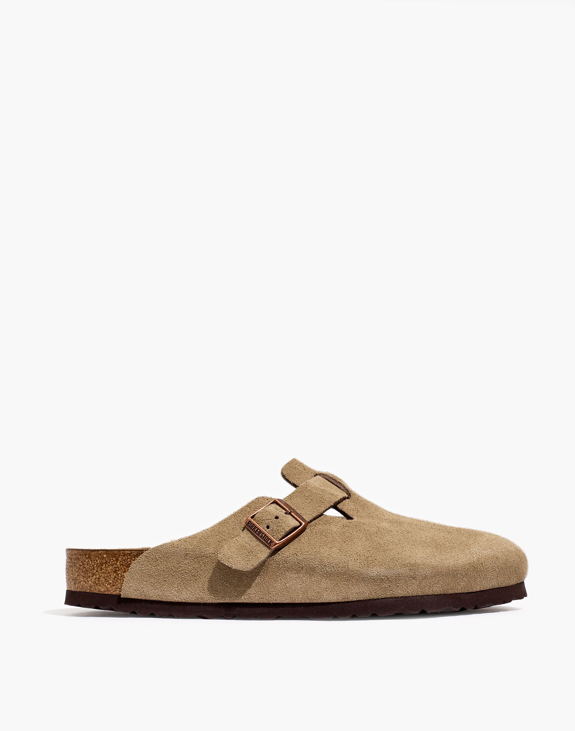 Birkenstock&reg; Boston Suede Soft Footbed Clogs