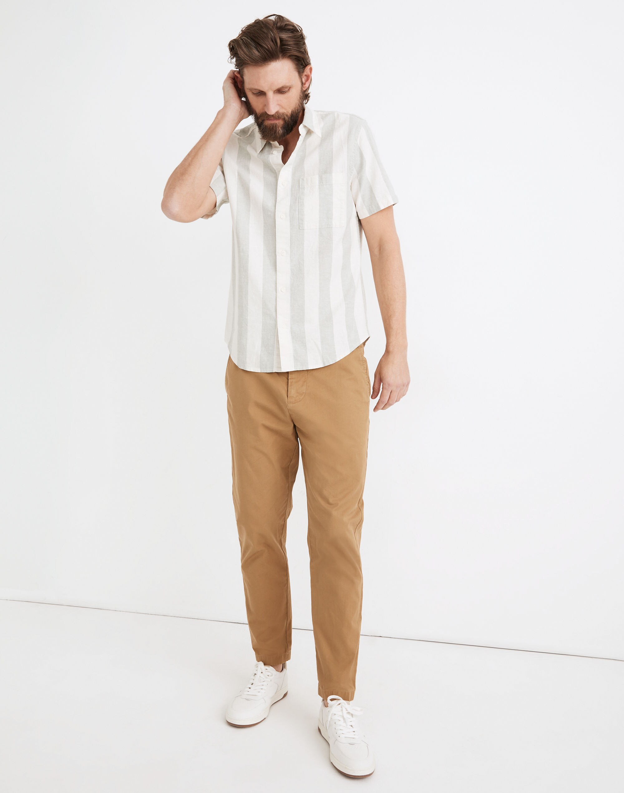 Relaxed Taper Lightweight Chino Pants