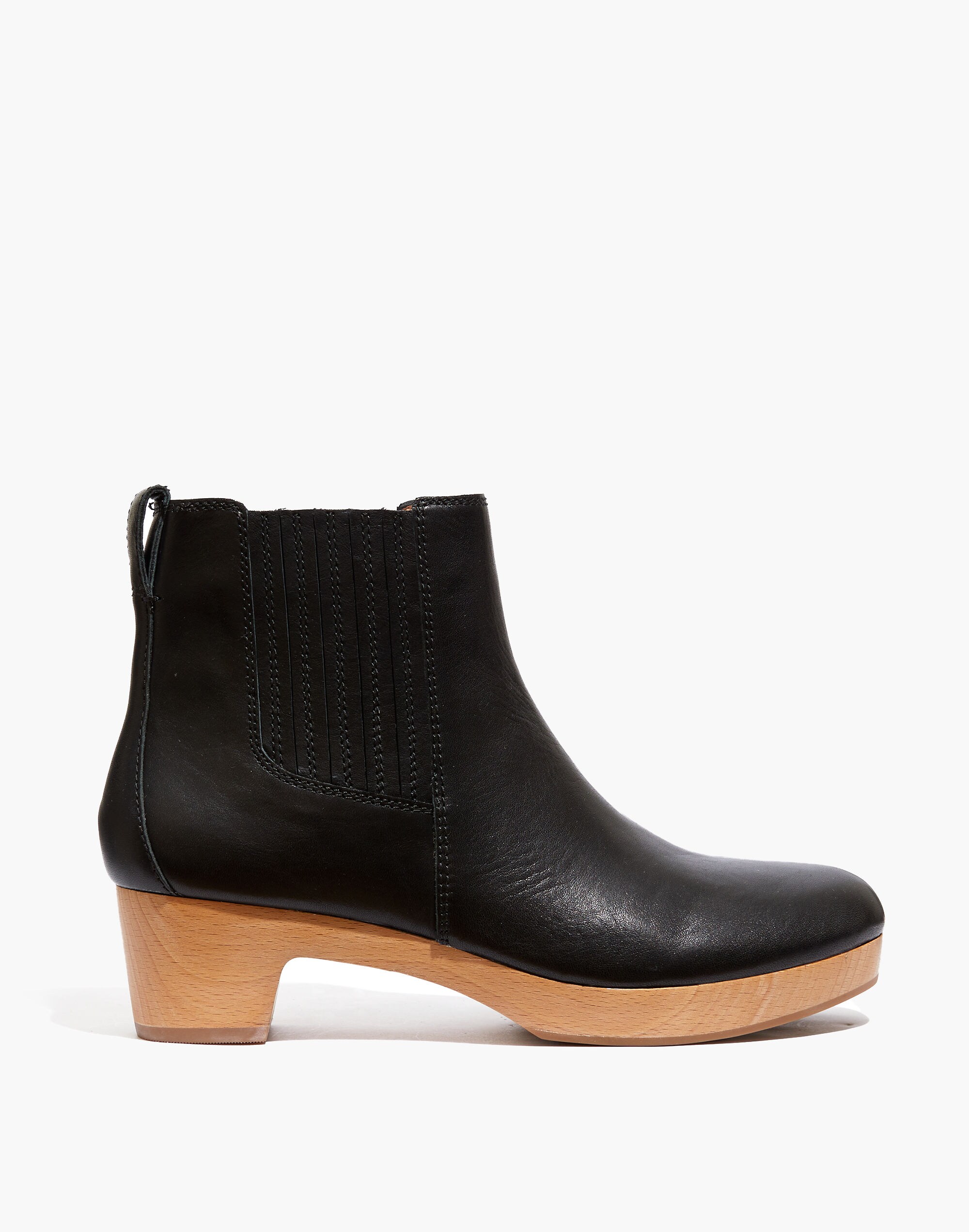 The Clog Boot in Leather