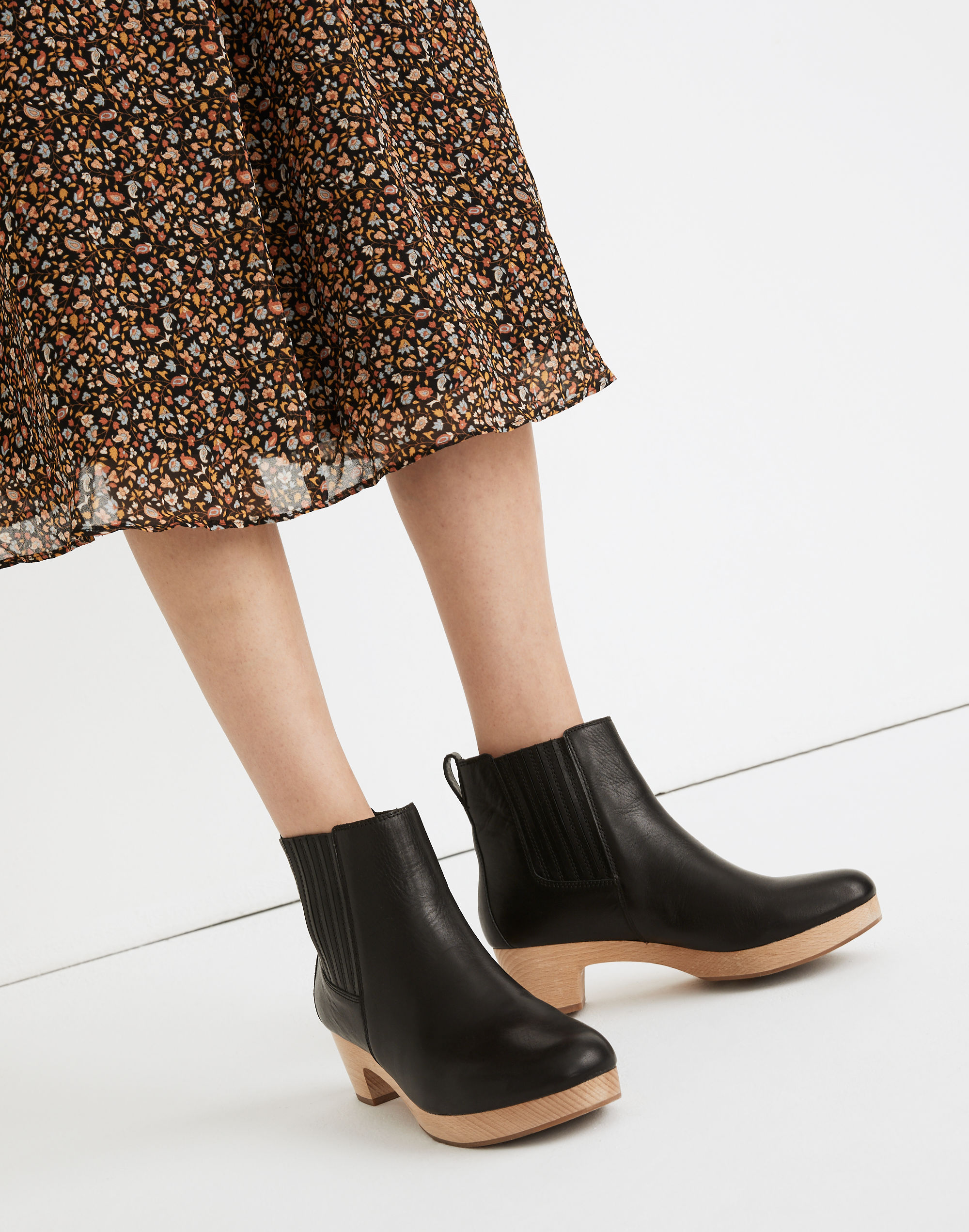 The Clog Boot in Leather
