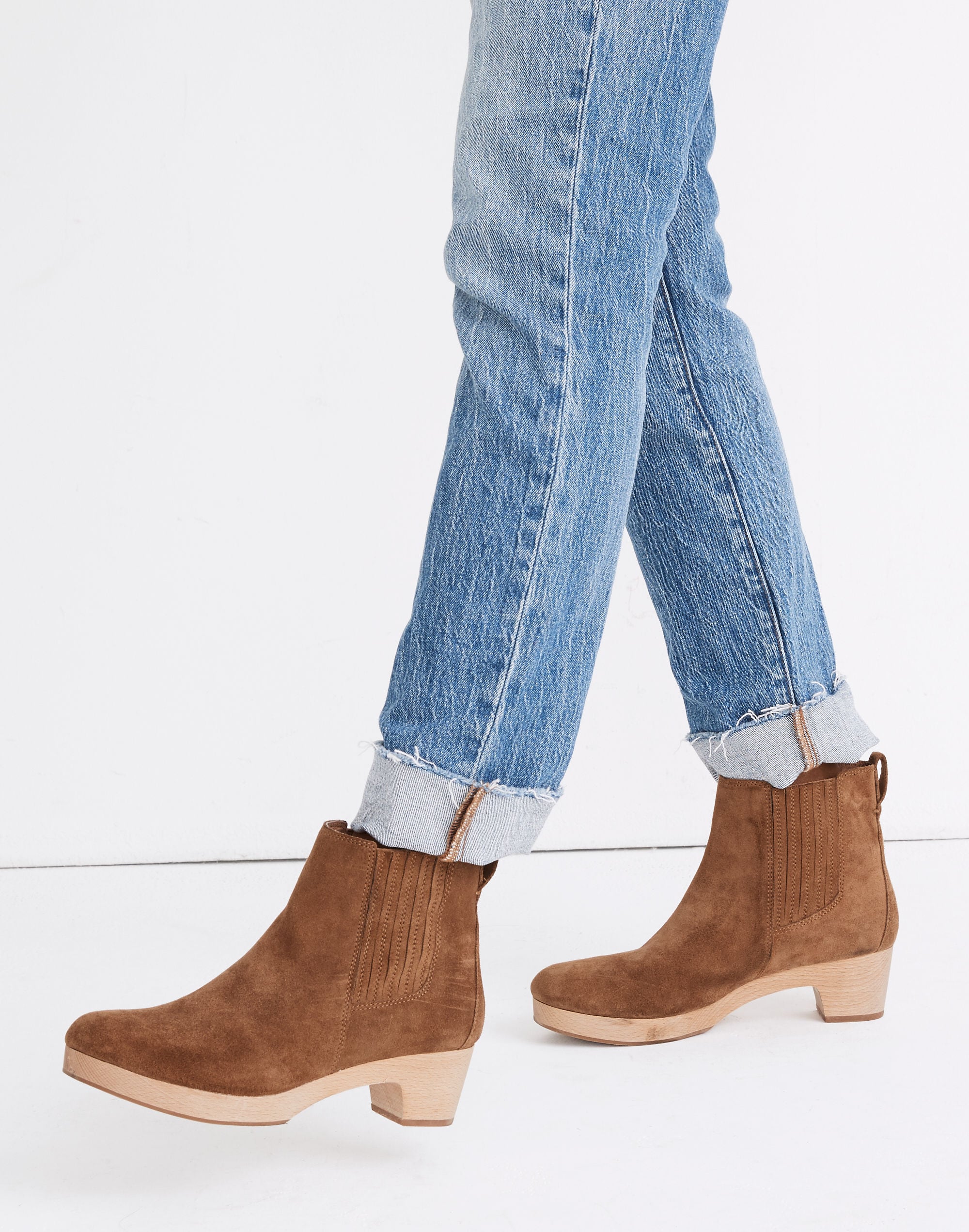 The Clog Boot in Suede