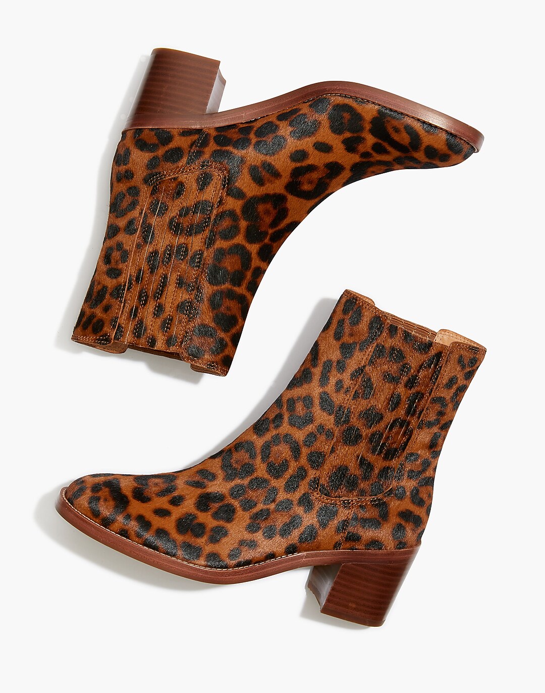Skrøbelig Predictor Original The Autumn High Chelsea Boot in Leopard Calf Hair