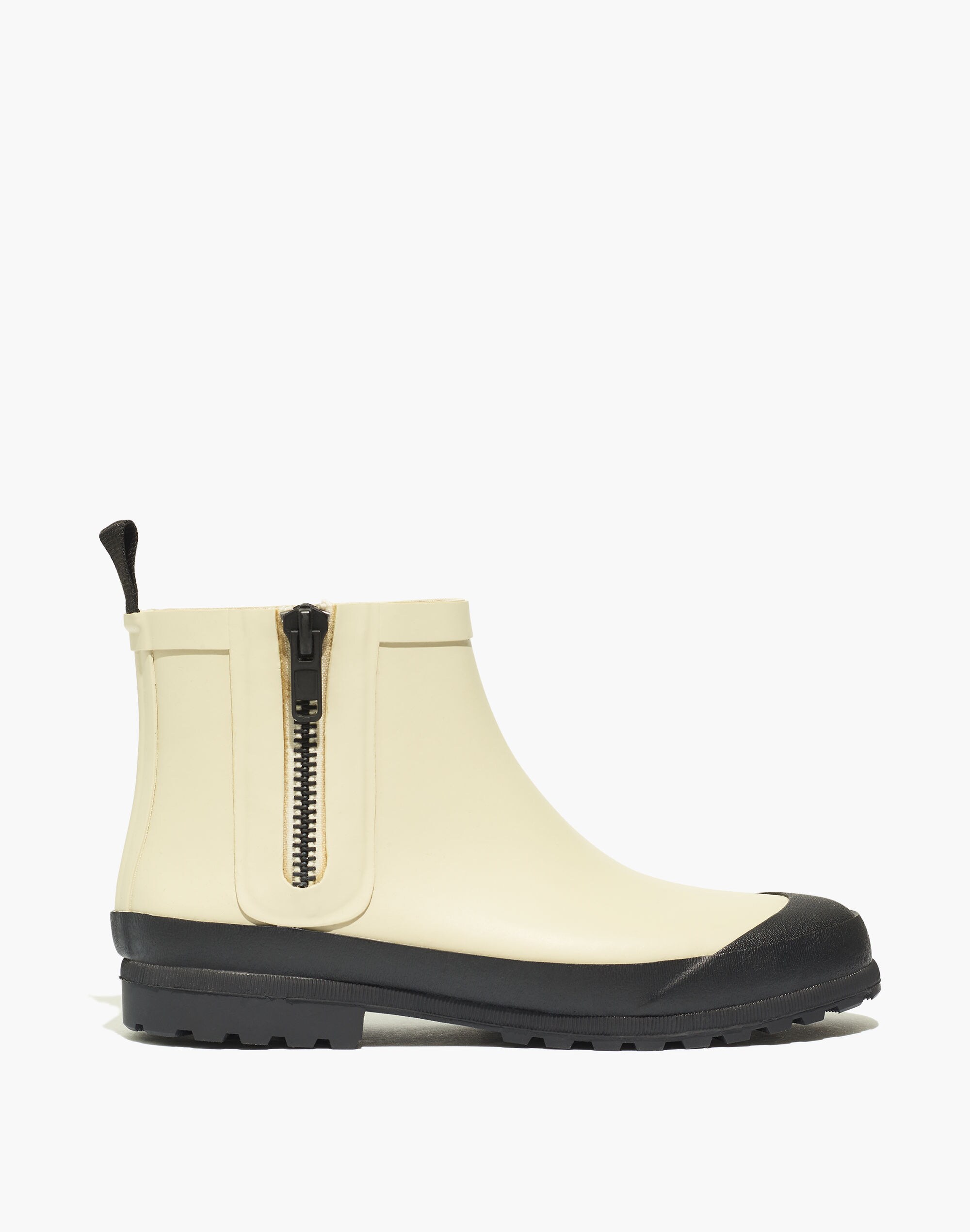 The Zip-Up Lugsole Rain Boot