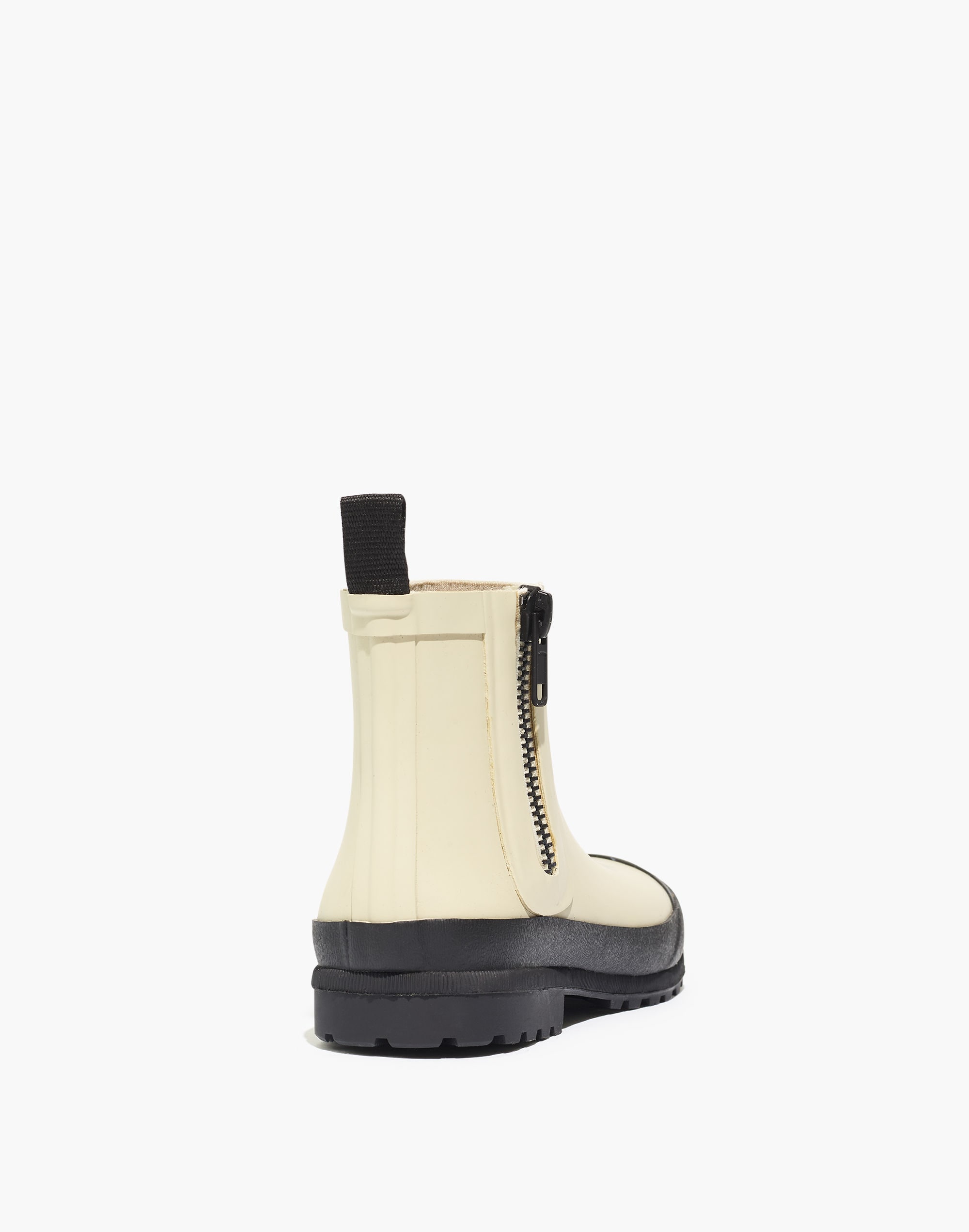 The Zip-Up Lugsole Rain Boot