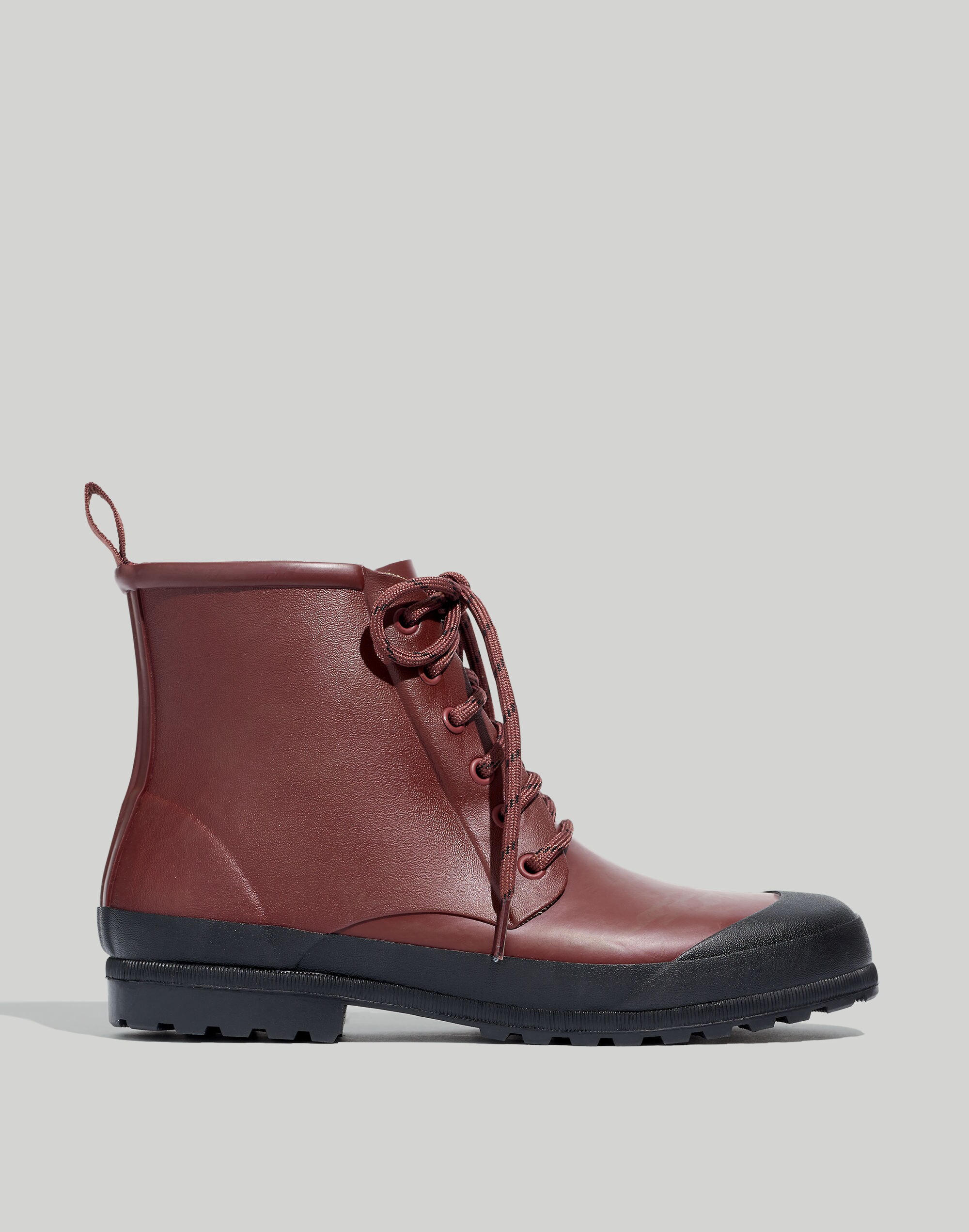 The Lace-Up Lugsole Rain Boot