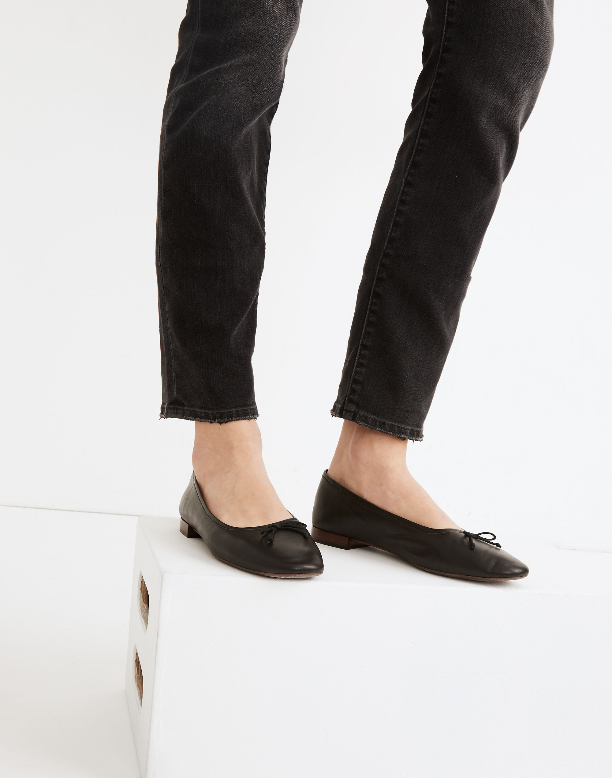 The Adelle Ballet Flat in Leather