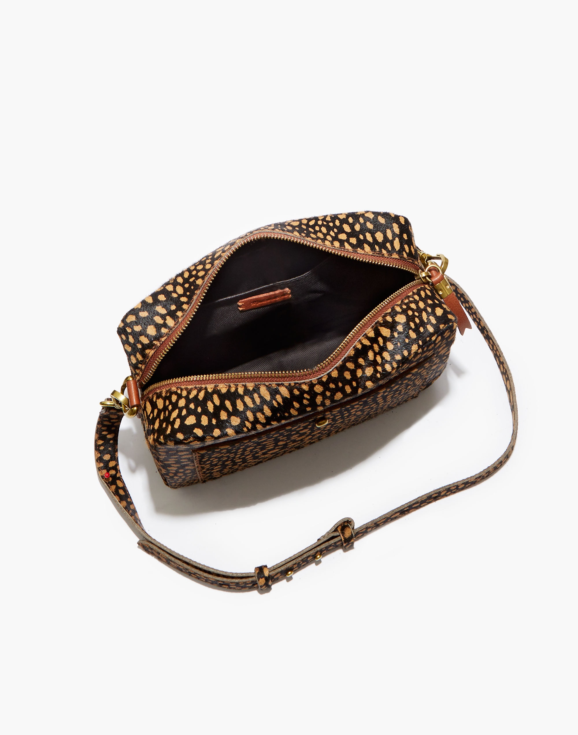 The Large Transport Camera Bag: Dotted Calf Hair Edition