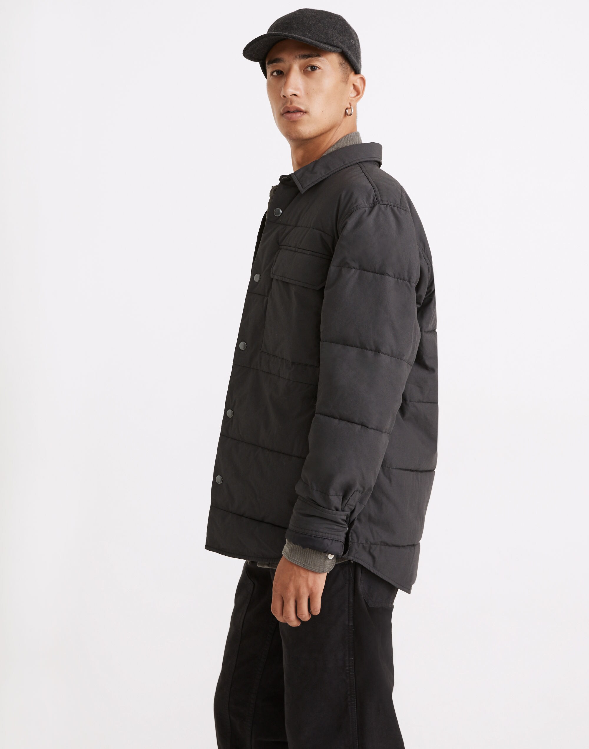 Quilted Shirt Jacket