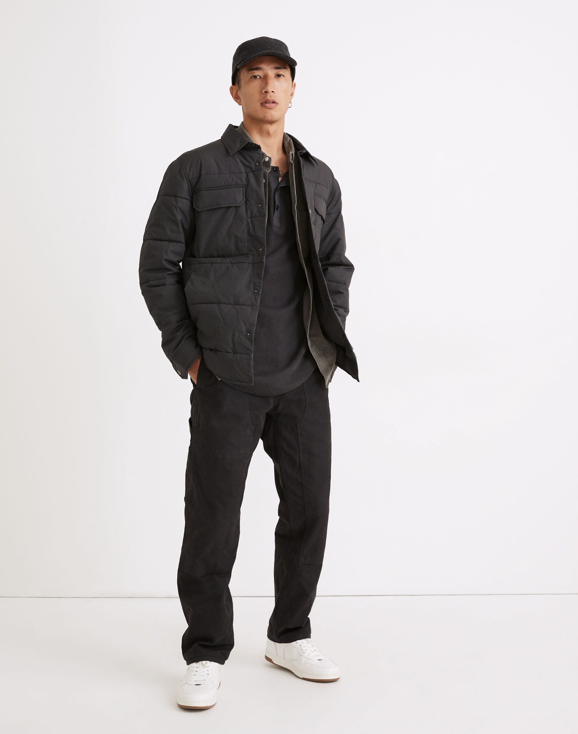 Quilted Shirt Jacket