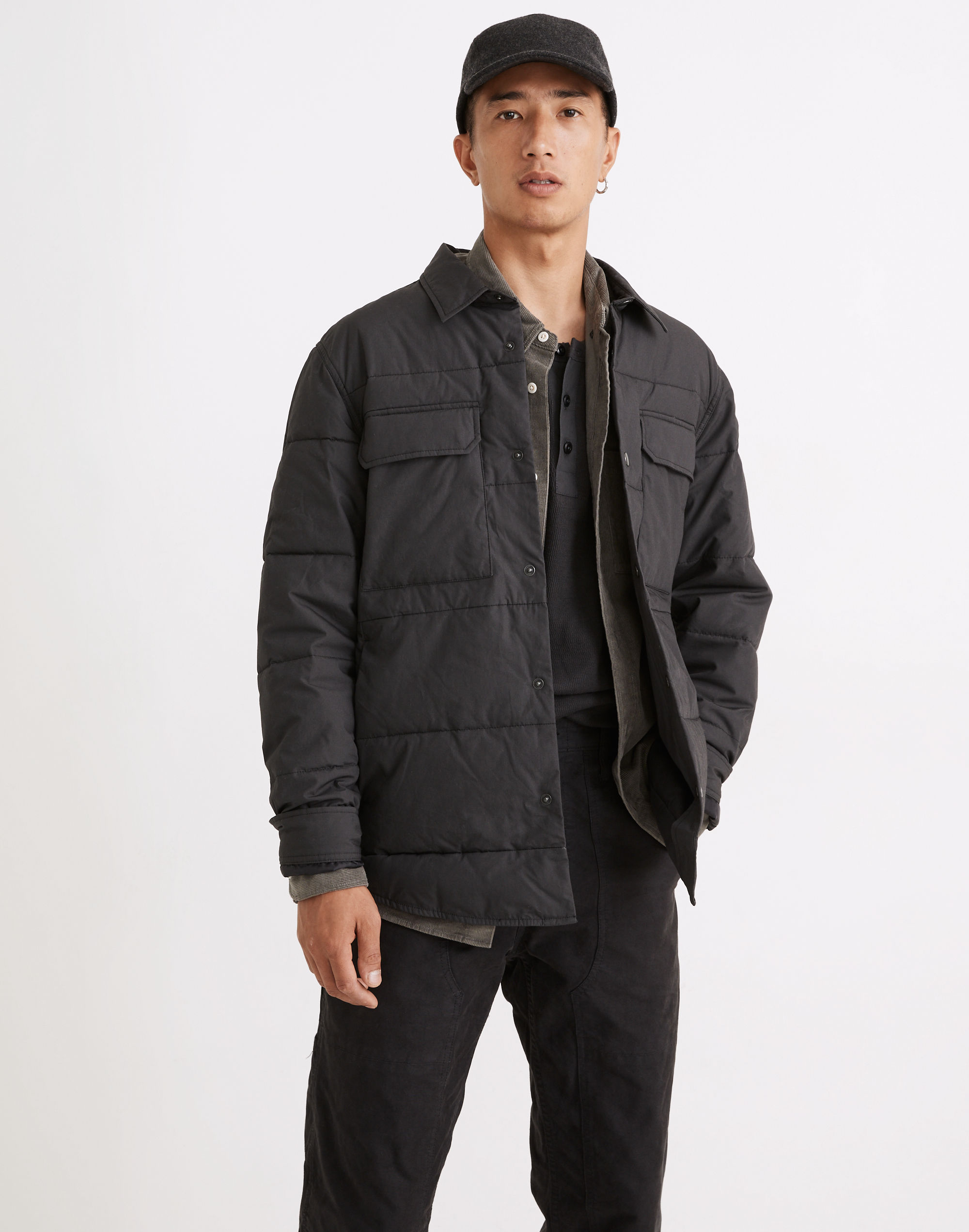 Quilted Shirt Jacket