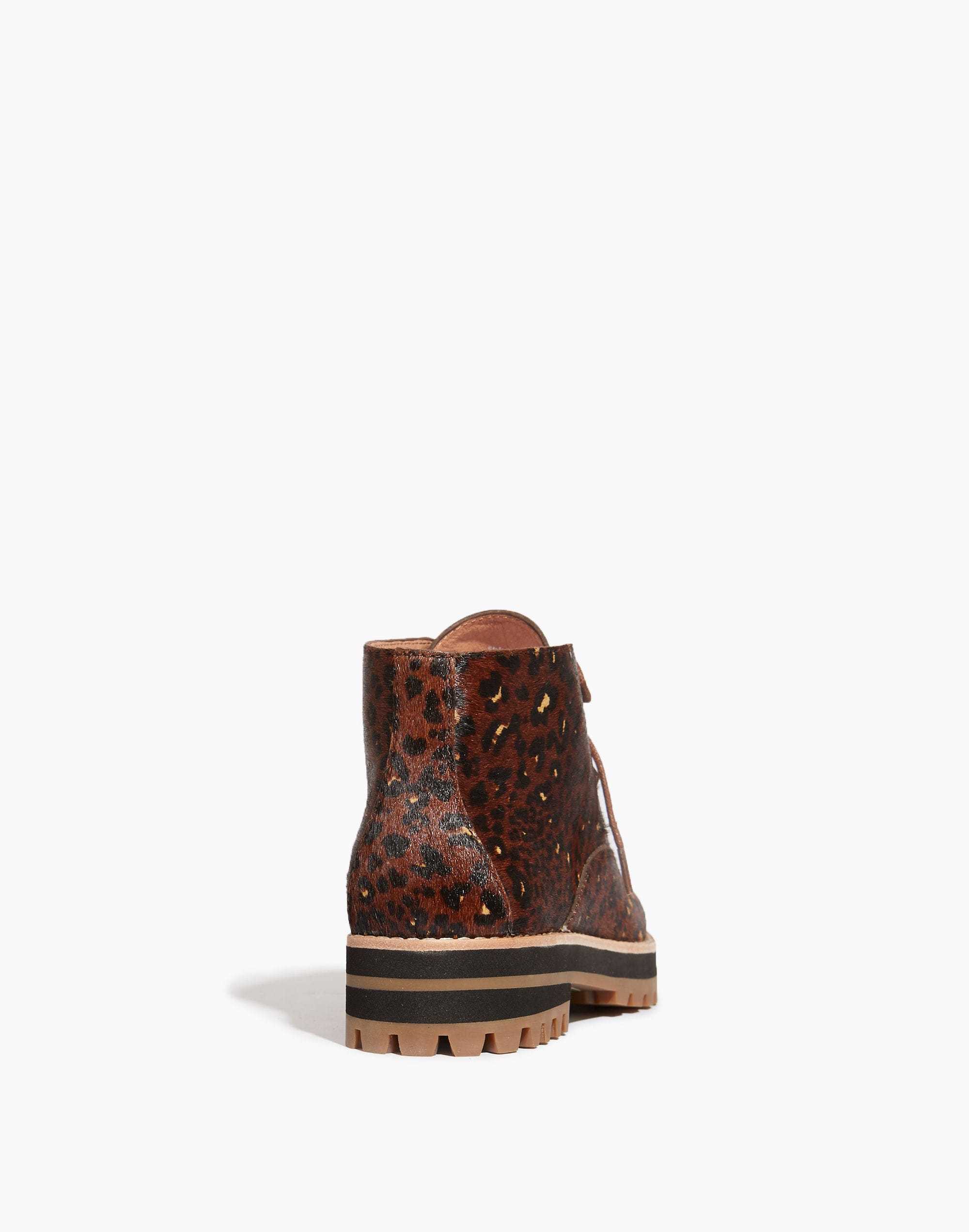 The Wren Boot in Painted Leopard Calf Hair