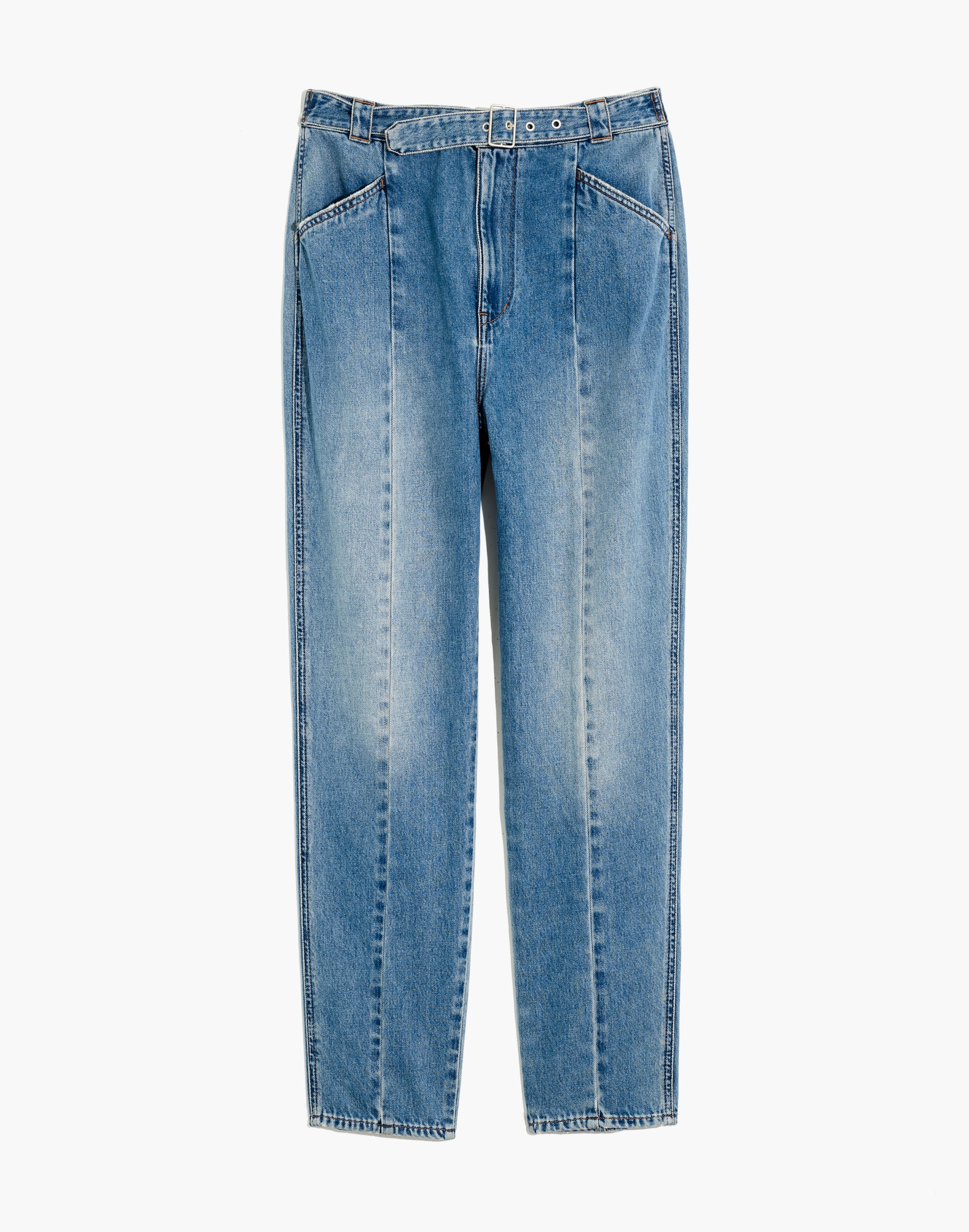 High-Rise Tapered Jeans