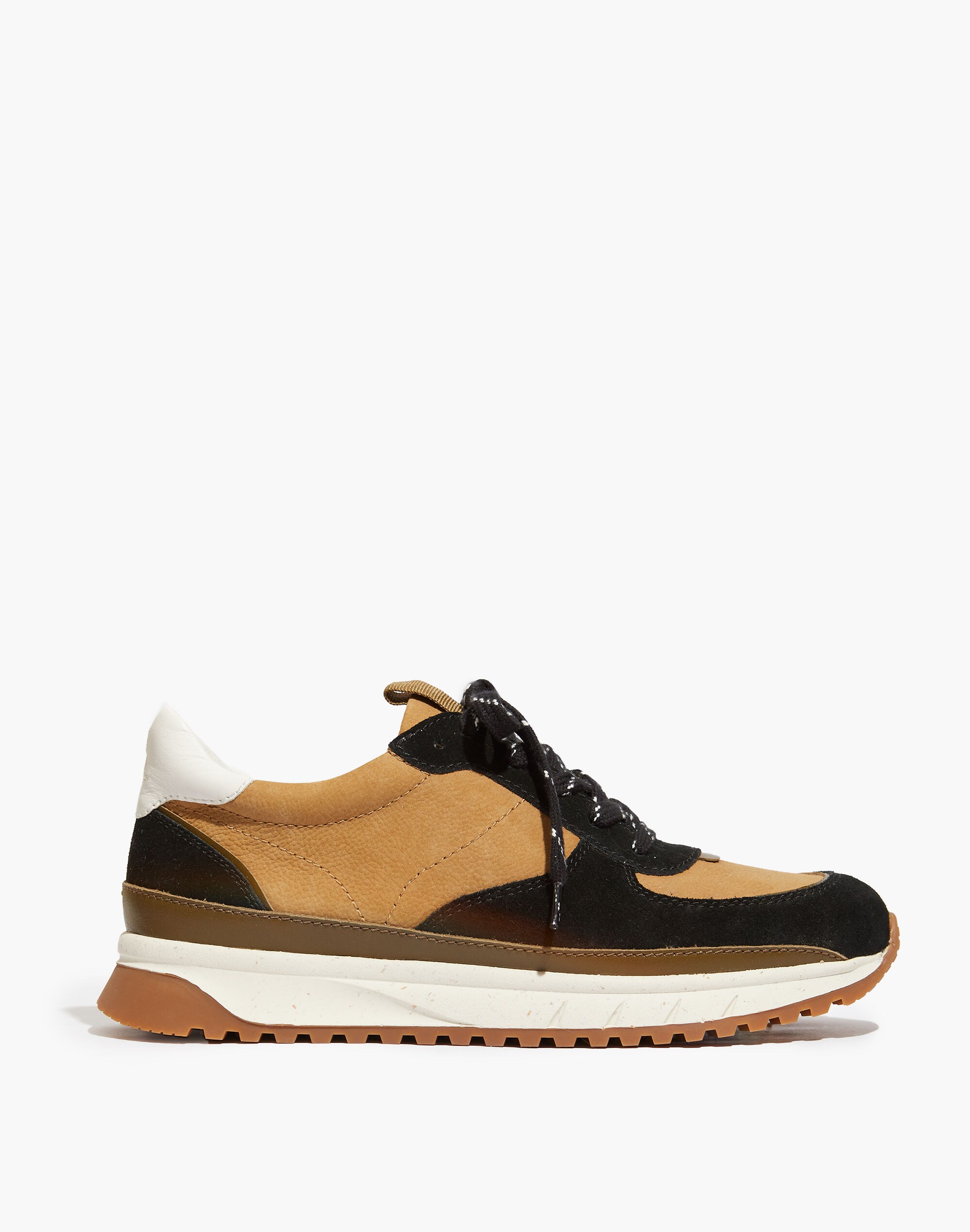 Kickoff Trainer Sneakers in Nubuck, Suede and Leather