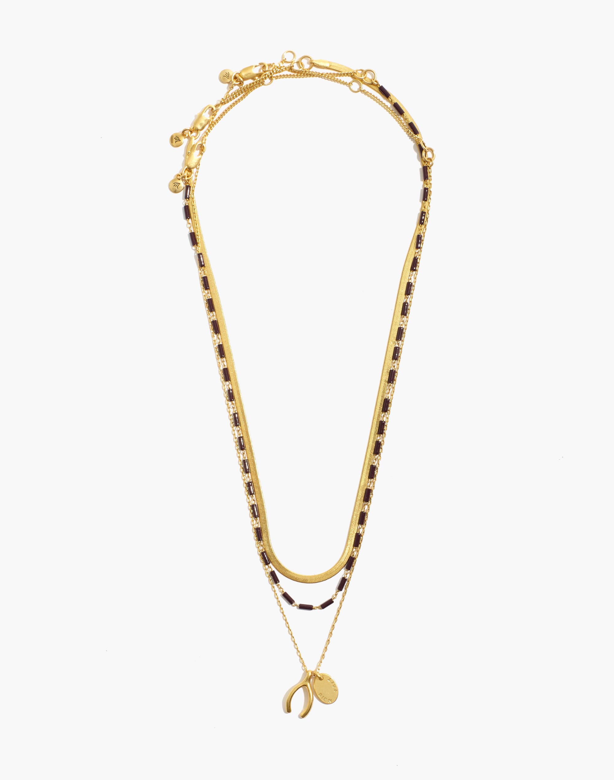 Wishbone Necklace Set