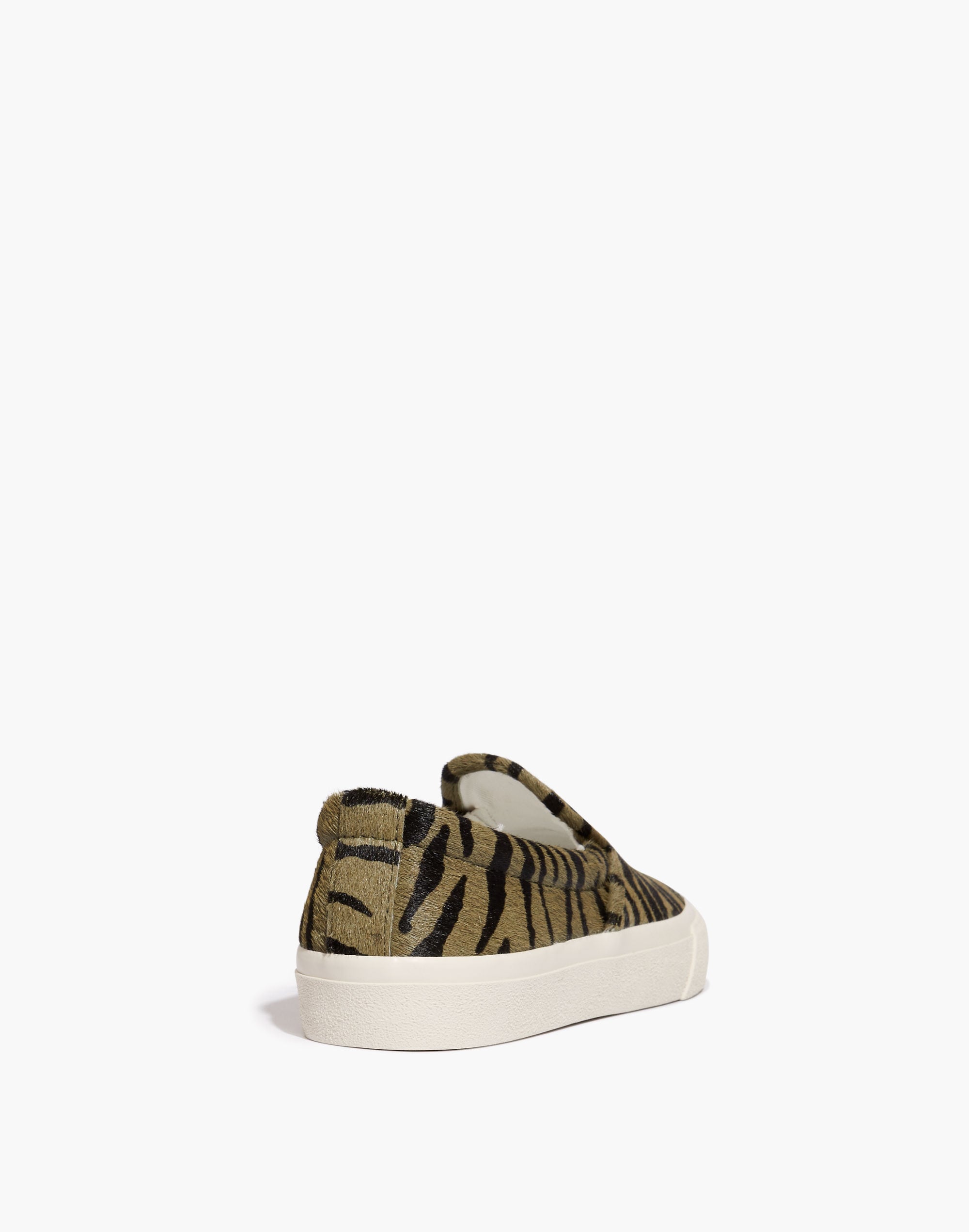 Sidewalk Slip-On Sneakers in Zebra Calf Hair