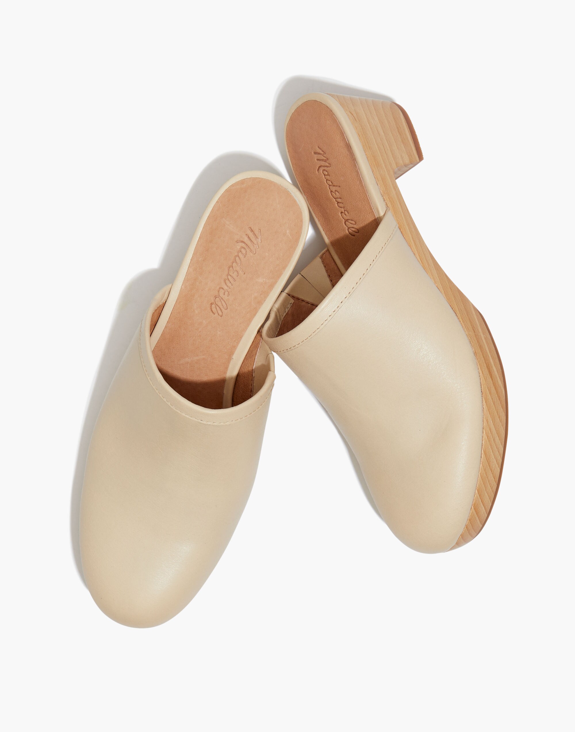 The Ruby Clog in Leather