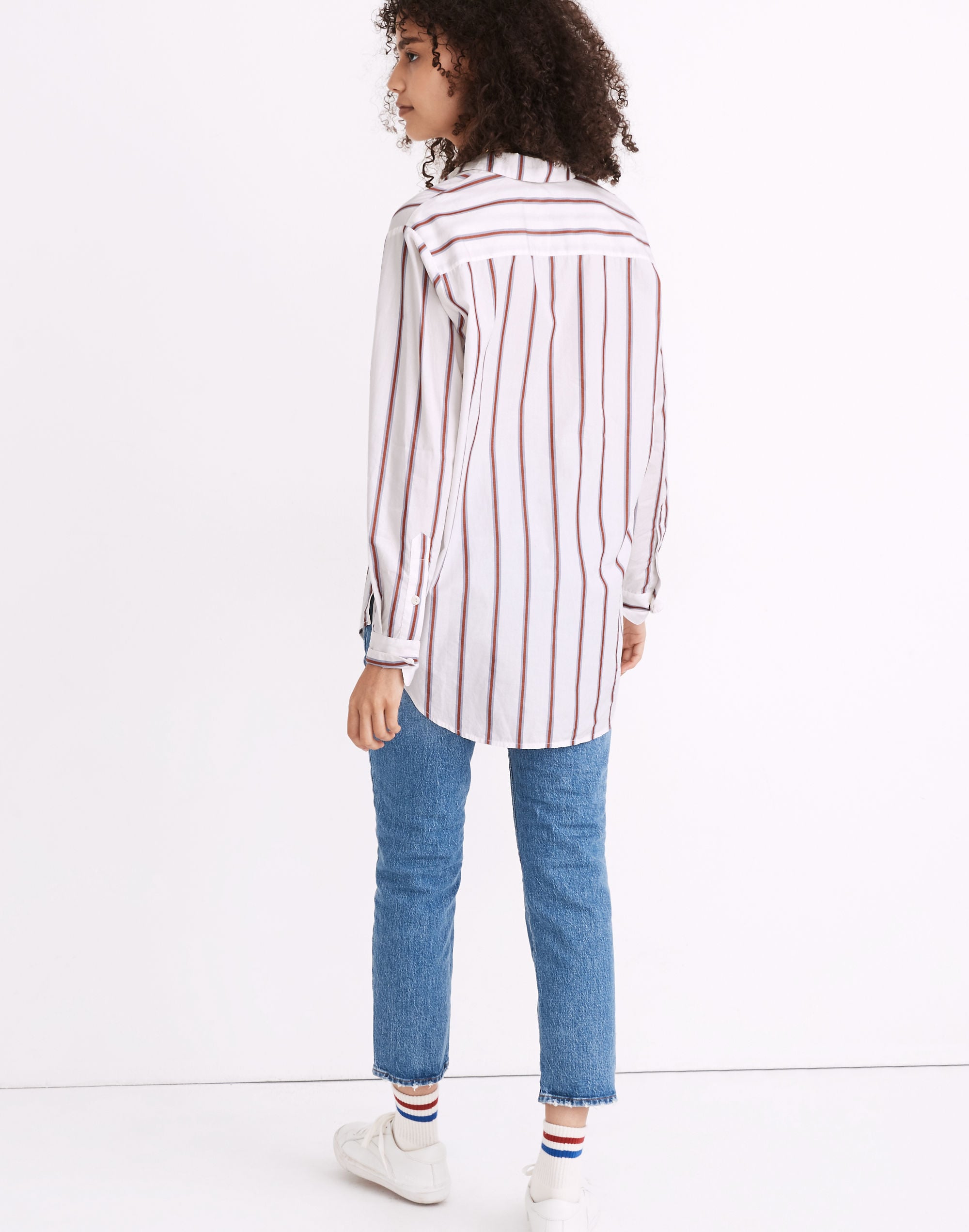 Oversized Ex-Boyfriend Shirt in Odessa Stripe