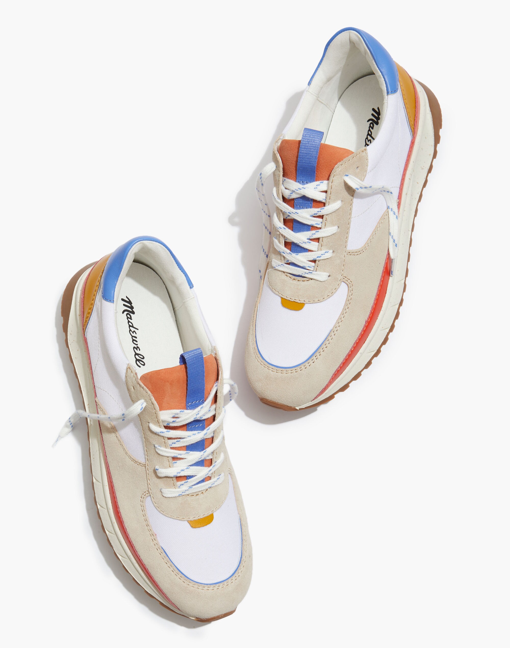 Kickoff Trainer Sneakers in Canvas, Suede and Leather