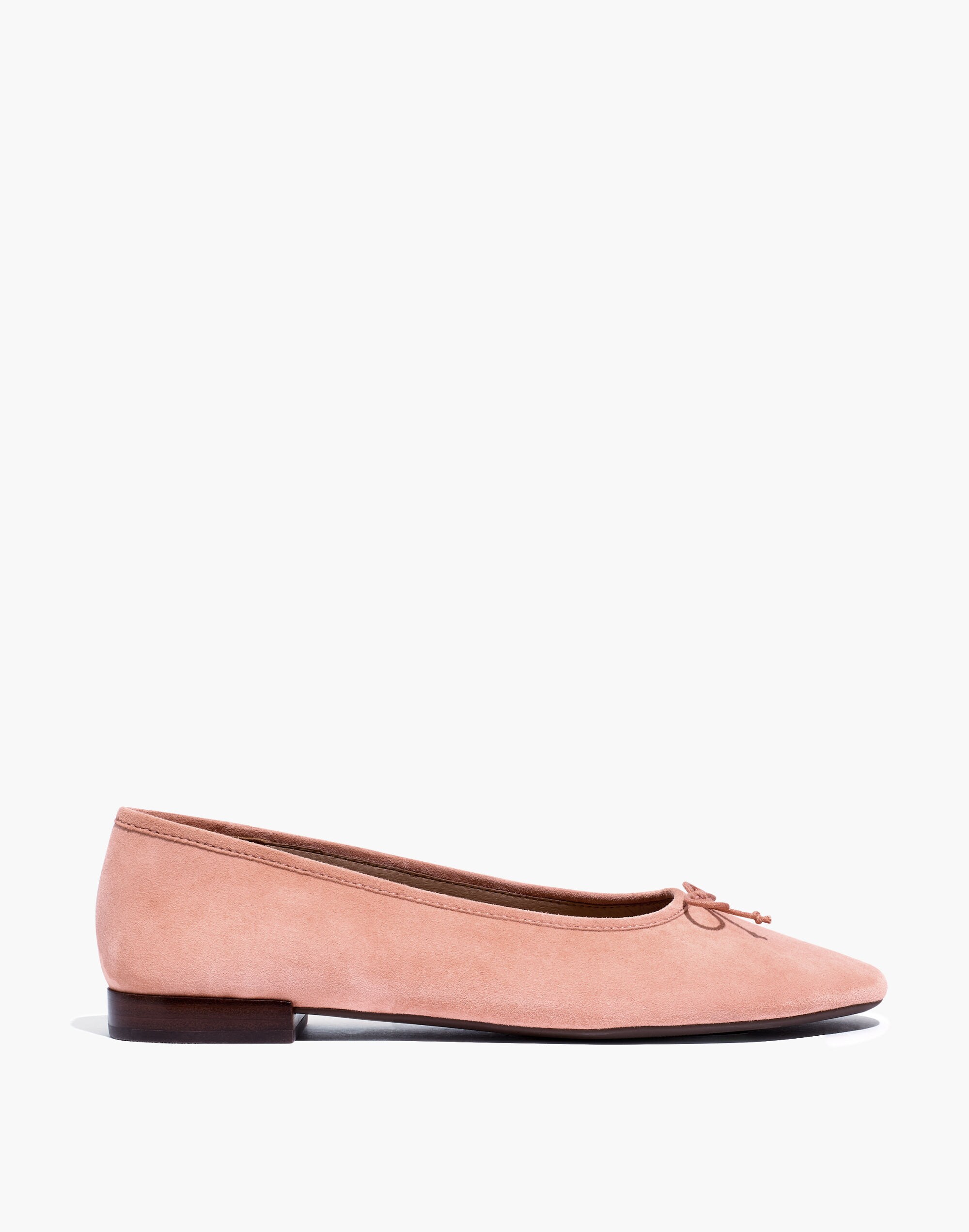 The Adelle Ballet Flat in Suede