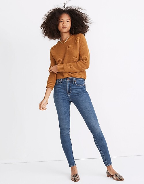 Women's 10 High-Rise Skinny Crop Jeans in Horne Wash