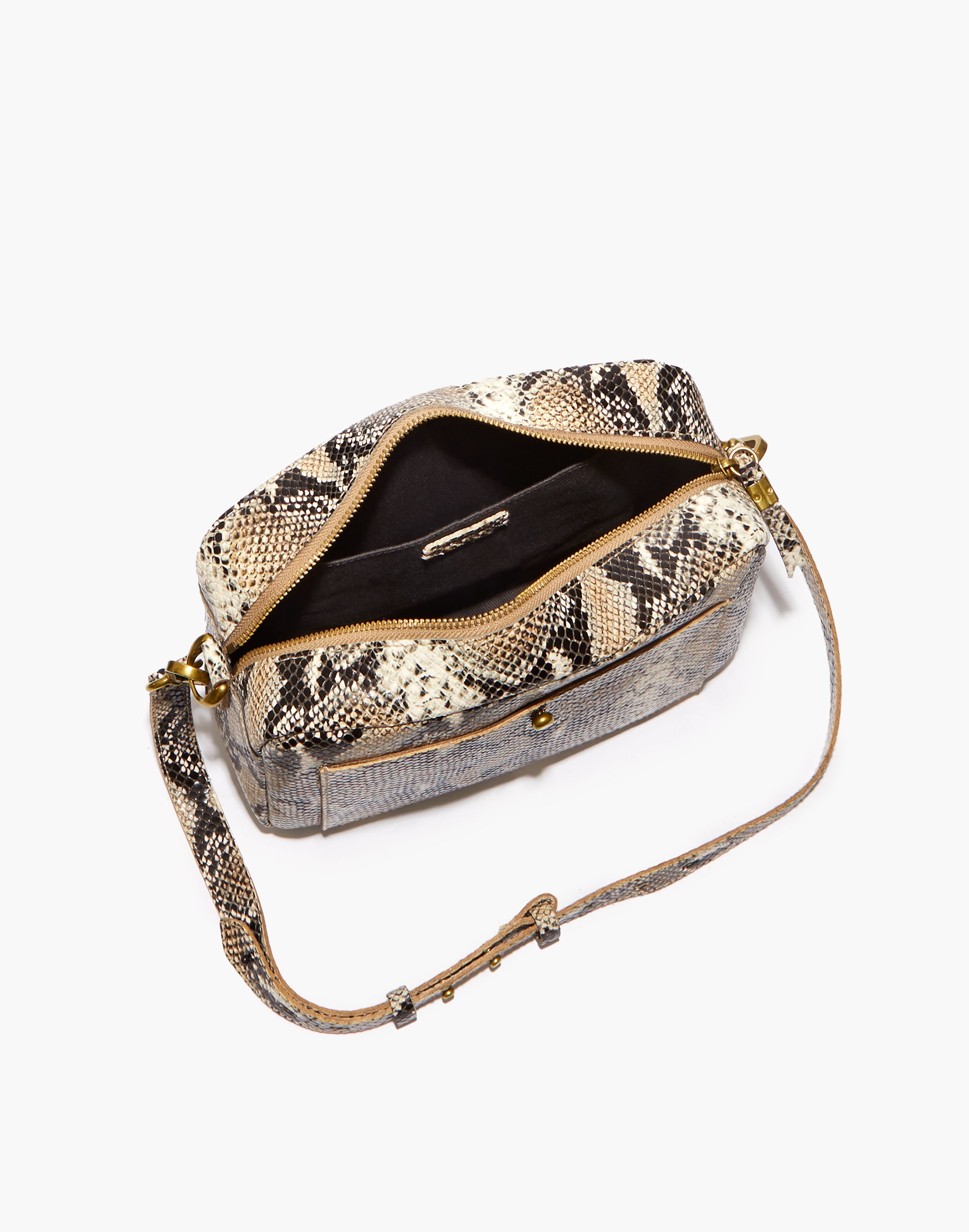 The Large Transport Camera Bag: Snake Embossed Leather Edition